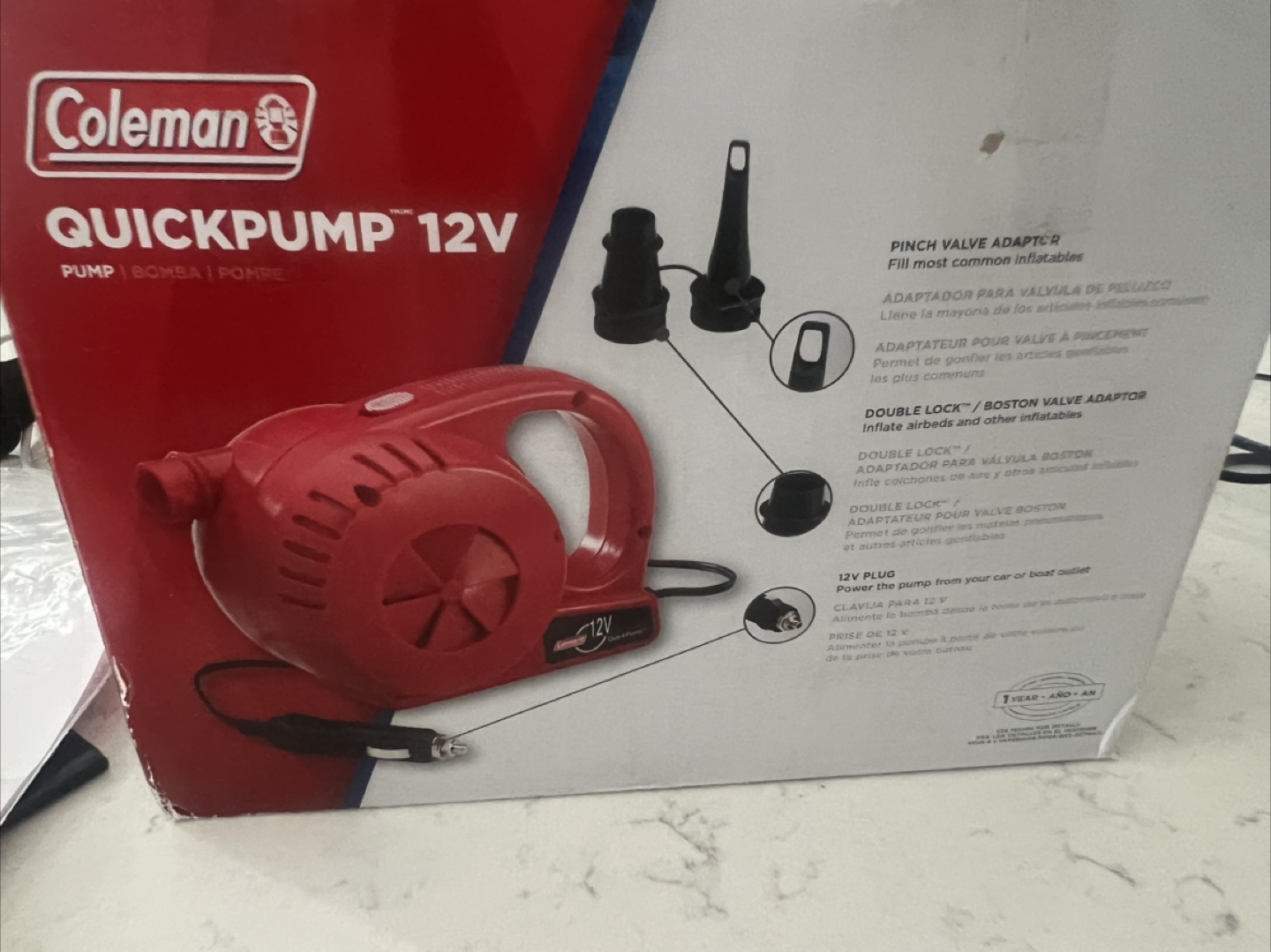 Coleman QuickPump 12V Inflatable Pump - photo 4