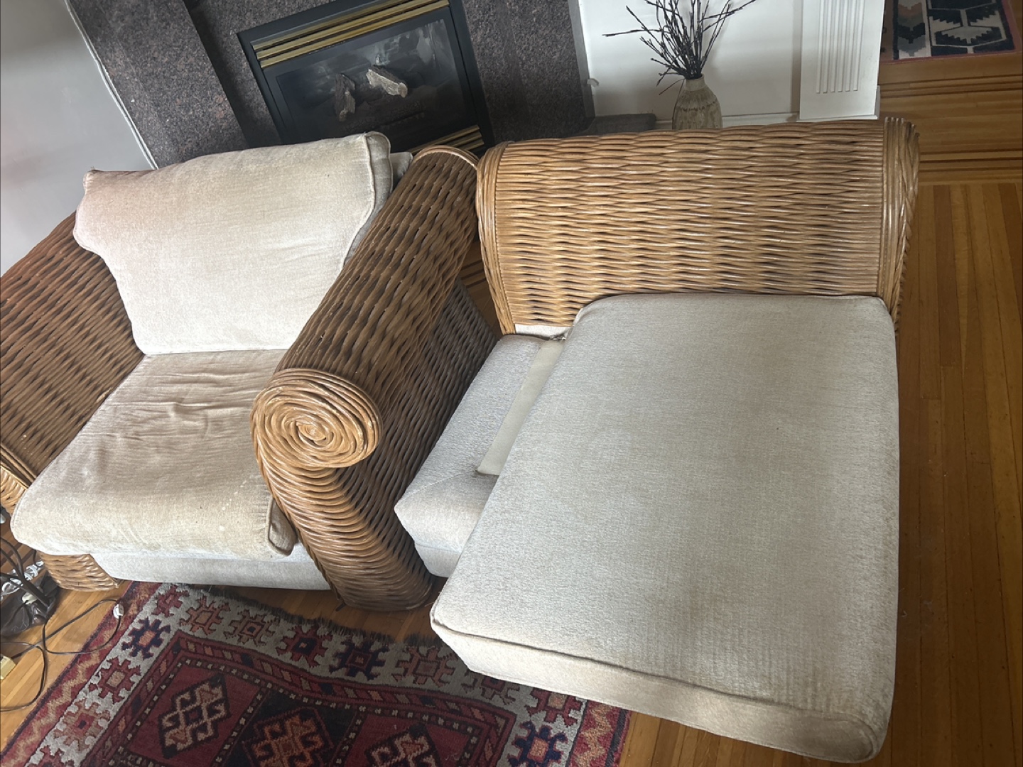 Rattan Sectional Sofa & Rattan Chairs - photo 4