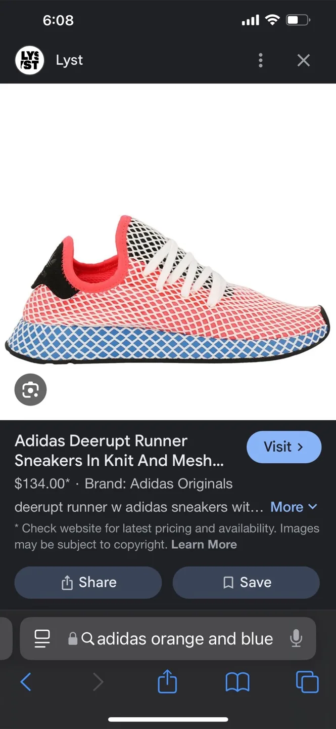 Adidas Originals Deerupt Runner Sneakers thumbnail
