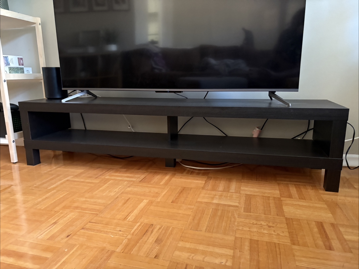 IKEA Black TV Stand Lack - photo 5