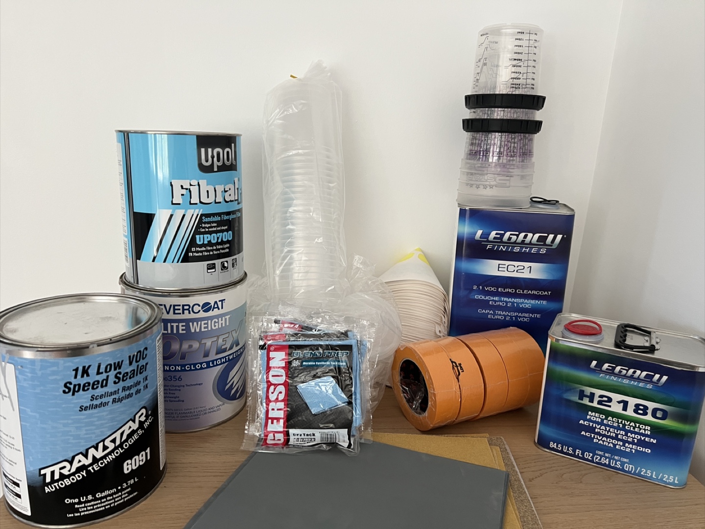 Auto Body Refinishing Supplies Bundle - Great Value!