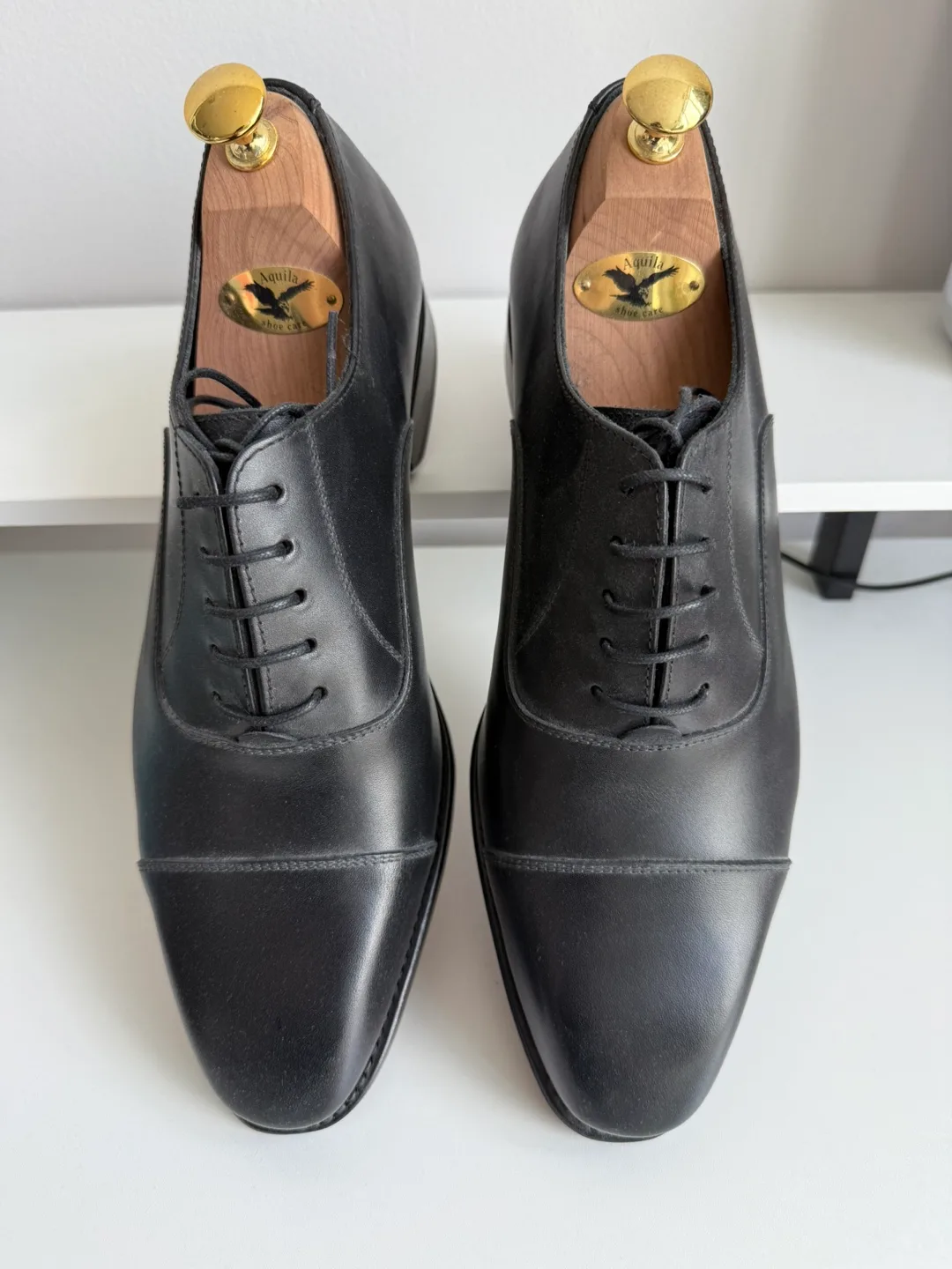 Black Oxford Dress Shoes – Size 10 EE – Near Mint thumbnail