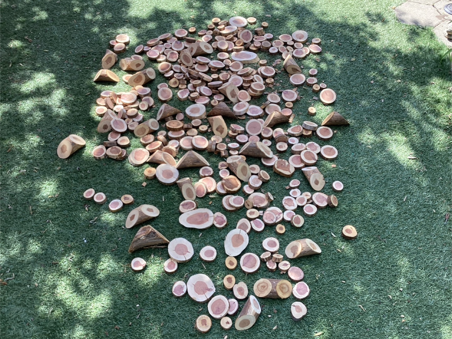 Bushel Basket Full of Wood Rounds ! - photo 4