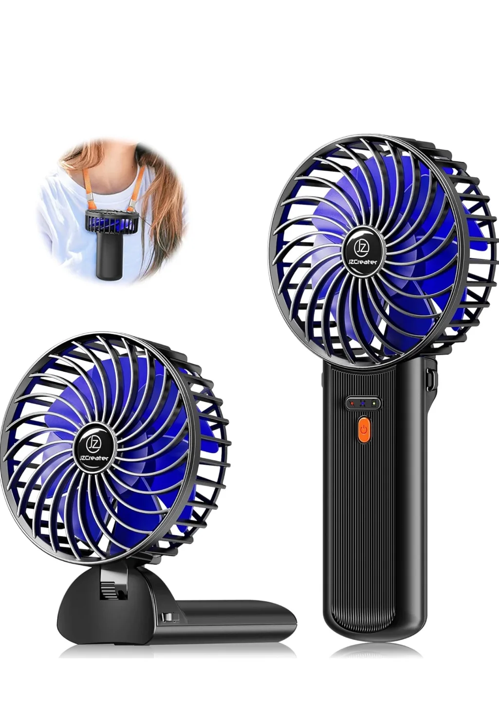 NECK FAN, NEW NO BOX, BATTERY UPTO 14hrs image indicator(2)