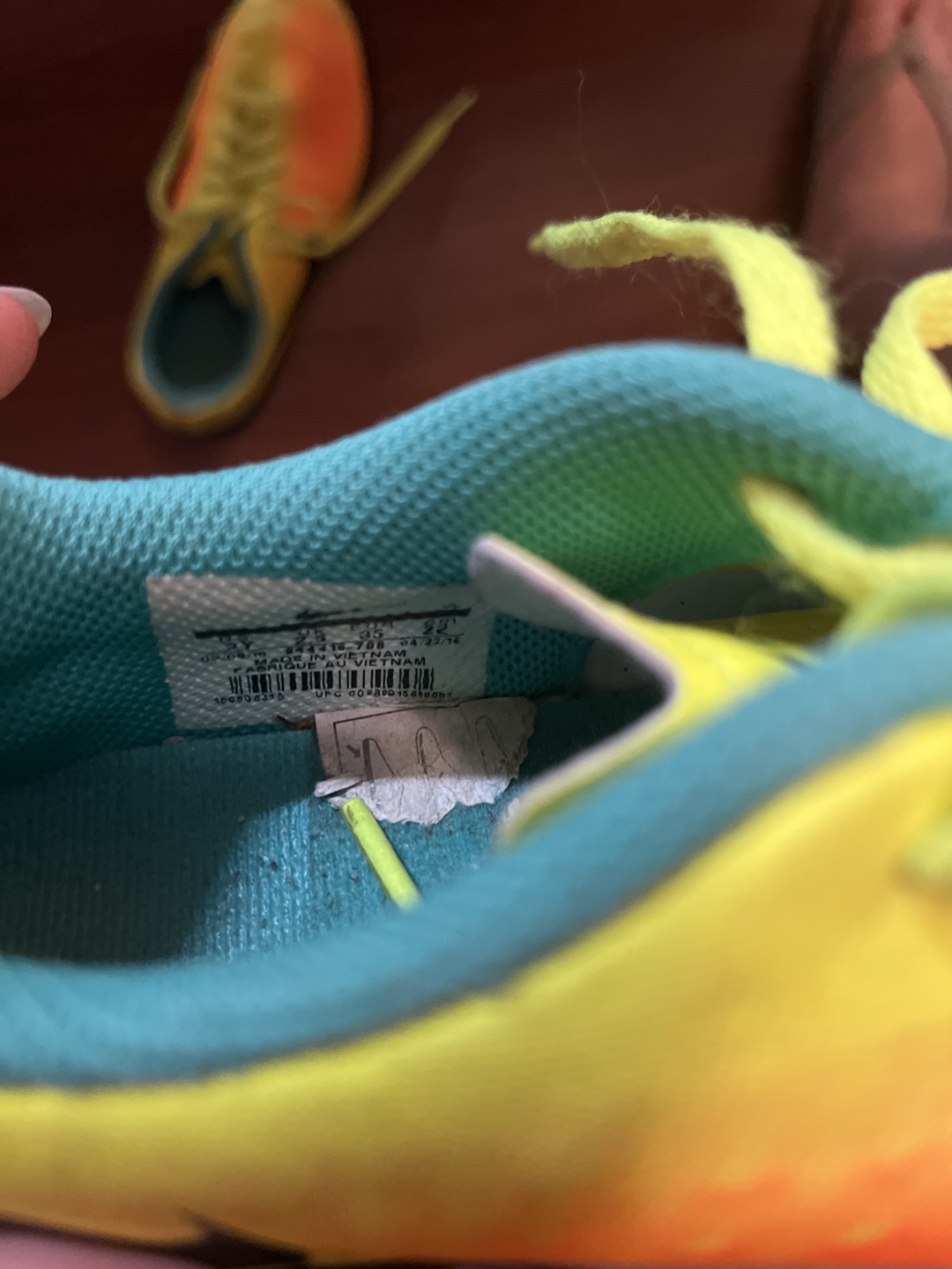 Nike Jr. Mercurial Superfly 7 Club TF Yellow/Orange Size 29 - photo 3