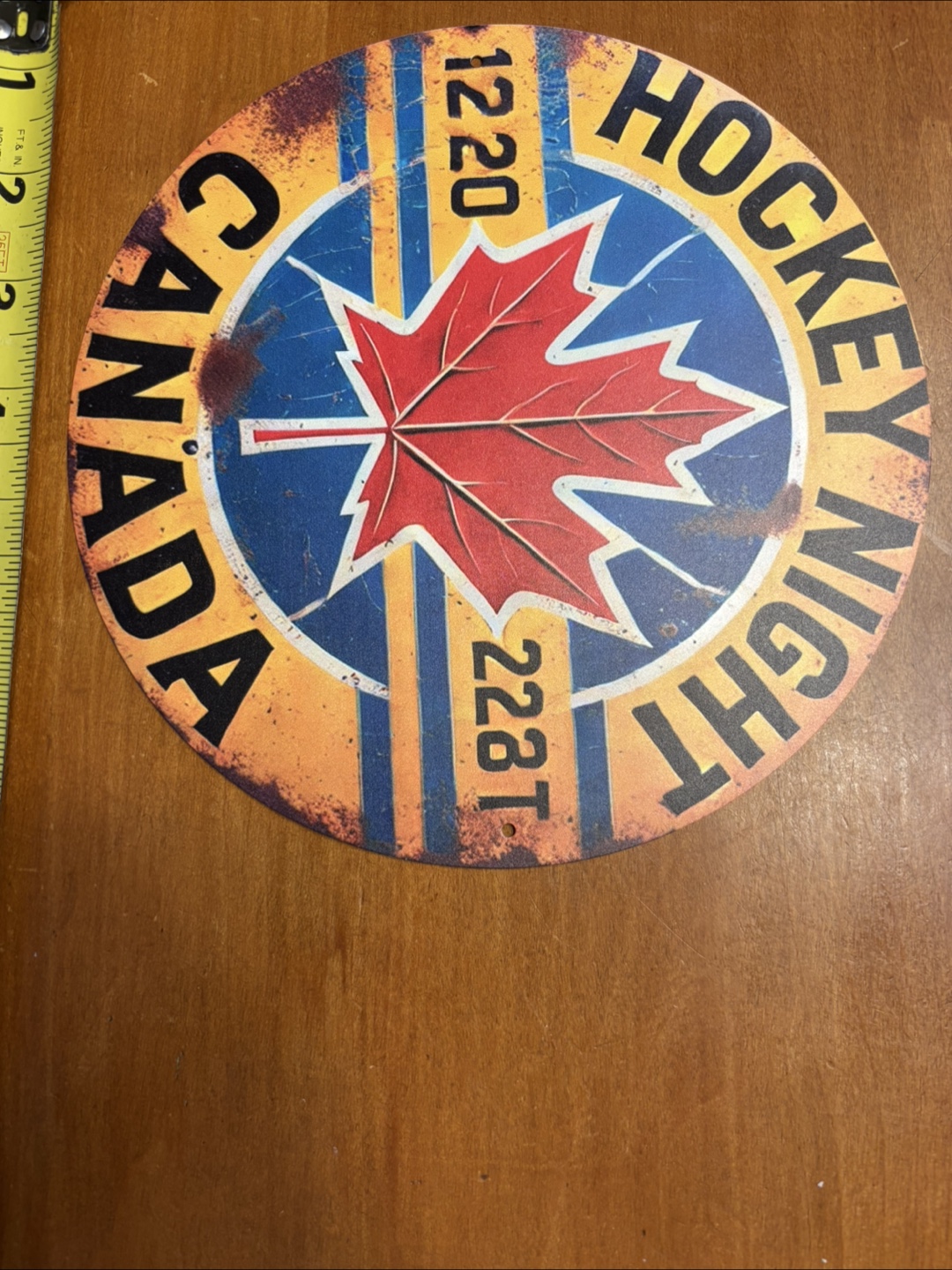 HOCKEY NIGHT CANADA 1220 228T sign ! - photo 3