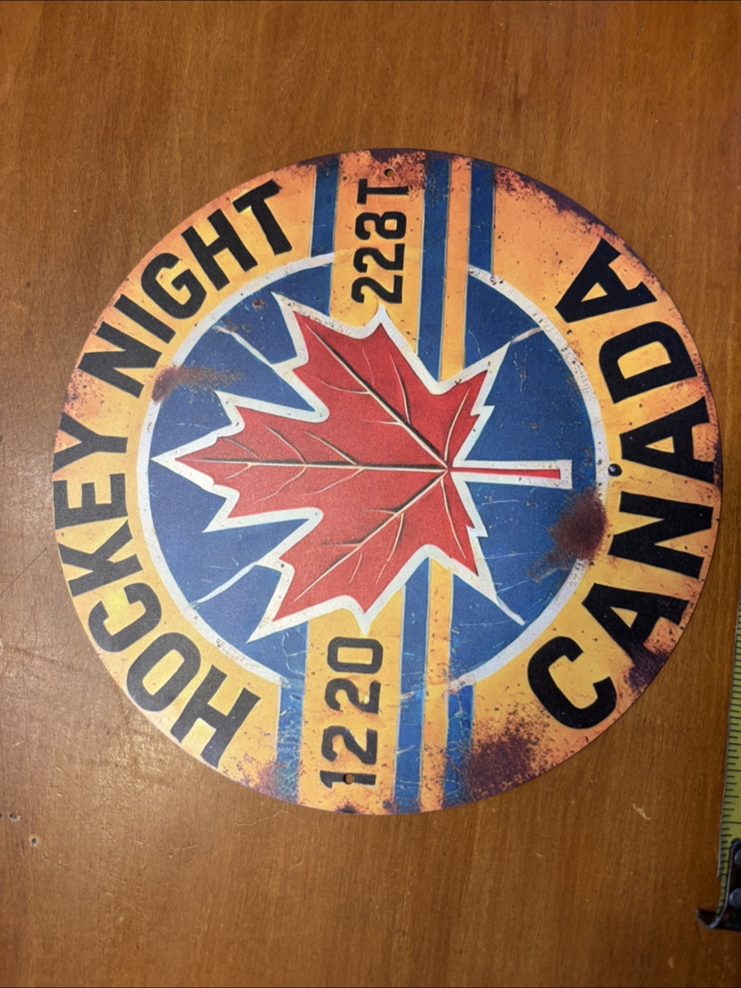 HOCKEY NIGHT CANADA 1220 228T sign ! - photo 2