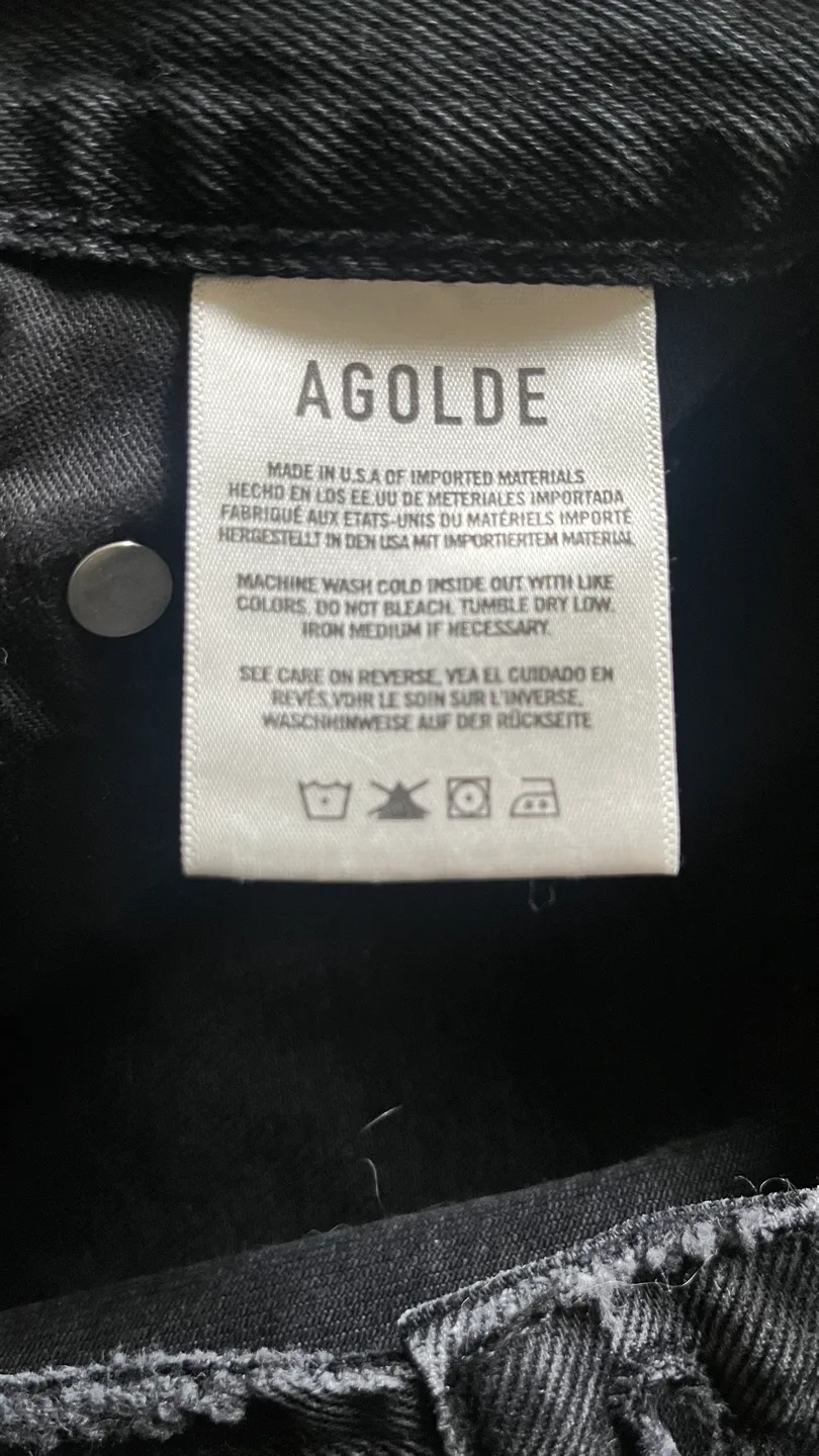 AGOLDE Cherie High Rise Straight Jeans in Distortion image indicator(7)