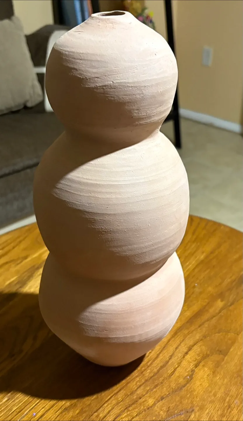 Unique Stacked Sphere Ceramic Vase image indicator(2)