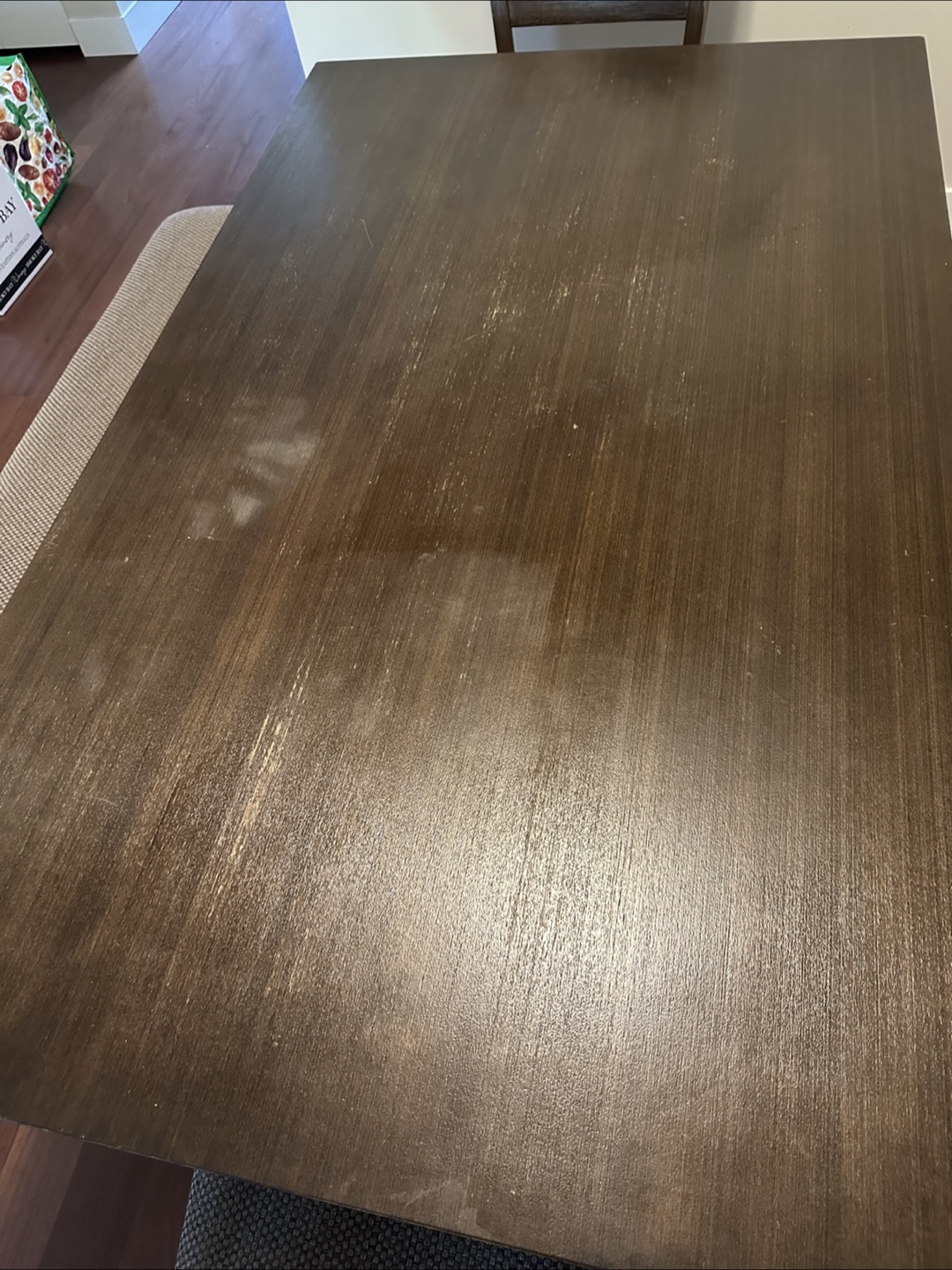 Dining Table Set with Bench and Four Chairs - photo 4