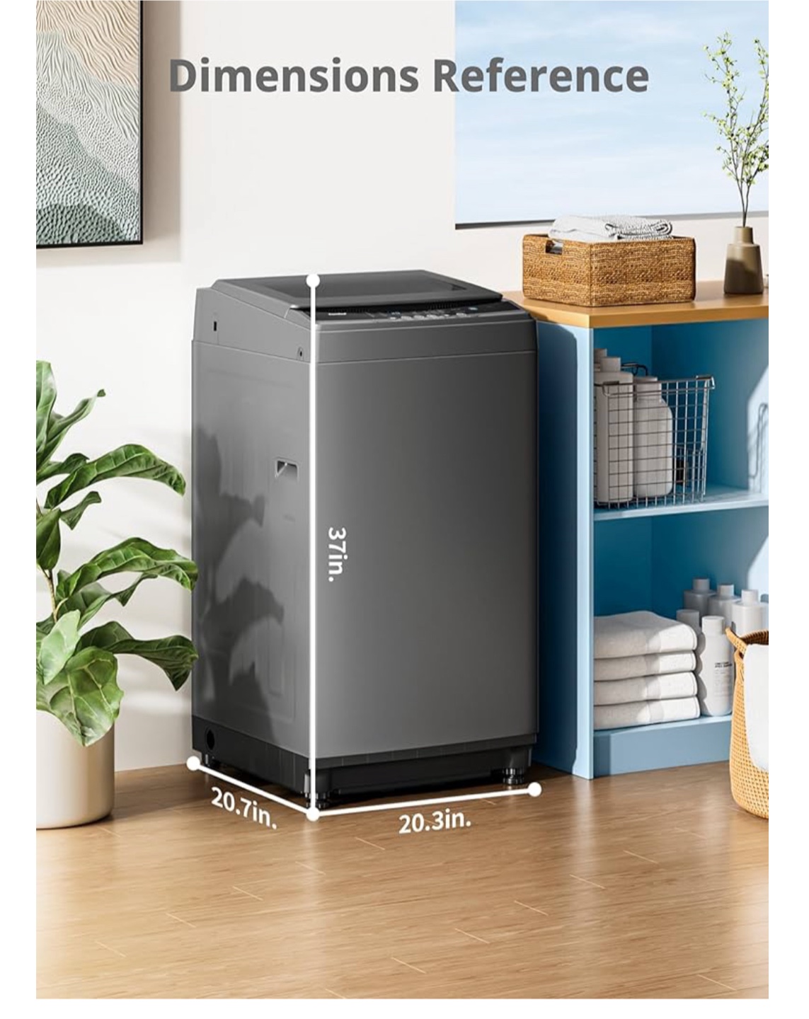Space-Saving Compact Washer - Perfect for Apartments or Dorms! - photo 2