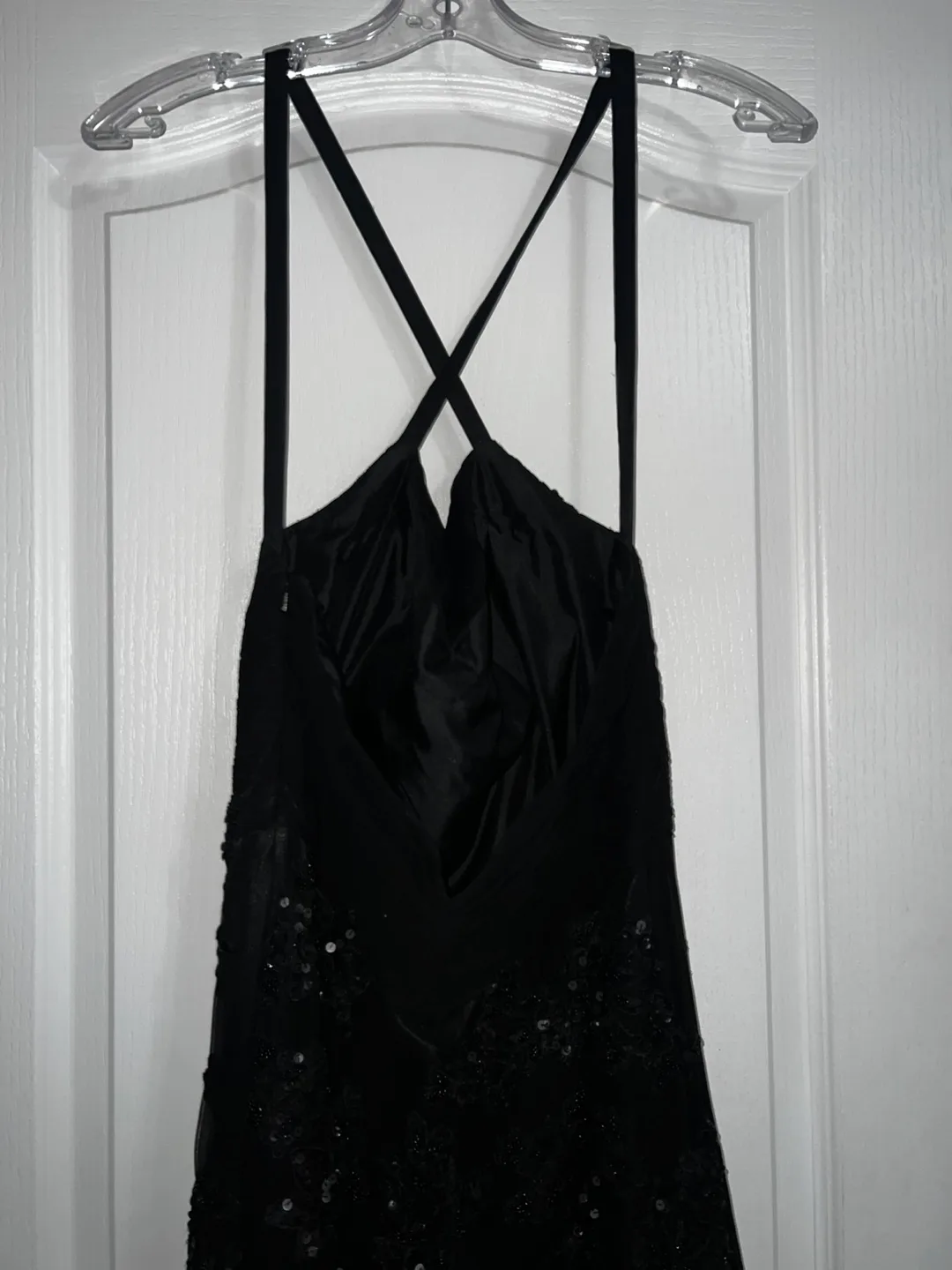 Stunning Black Sequin Formal Gown image indicator(2)