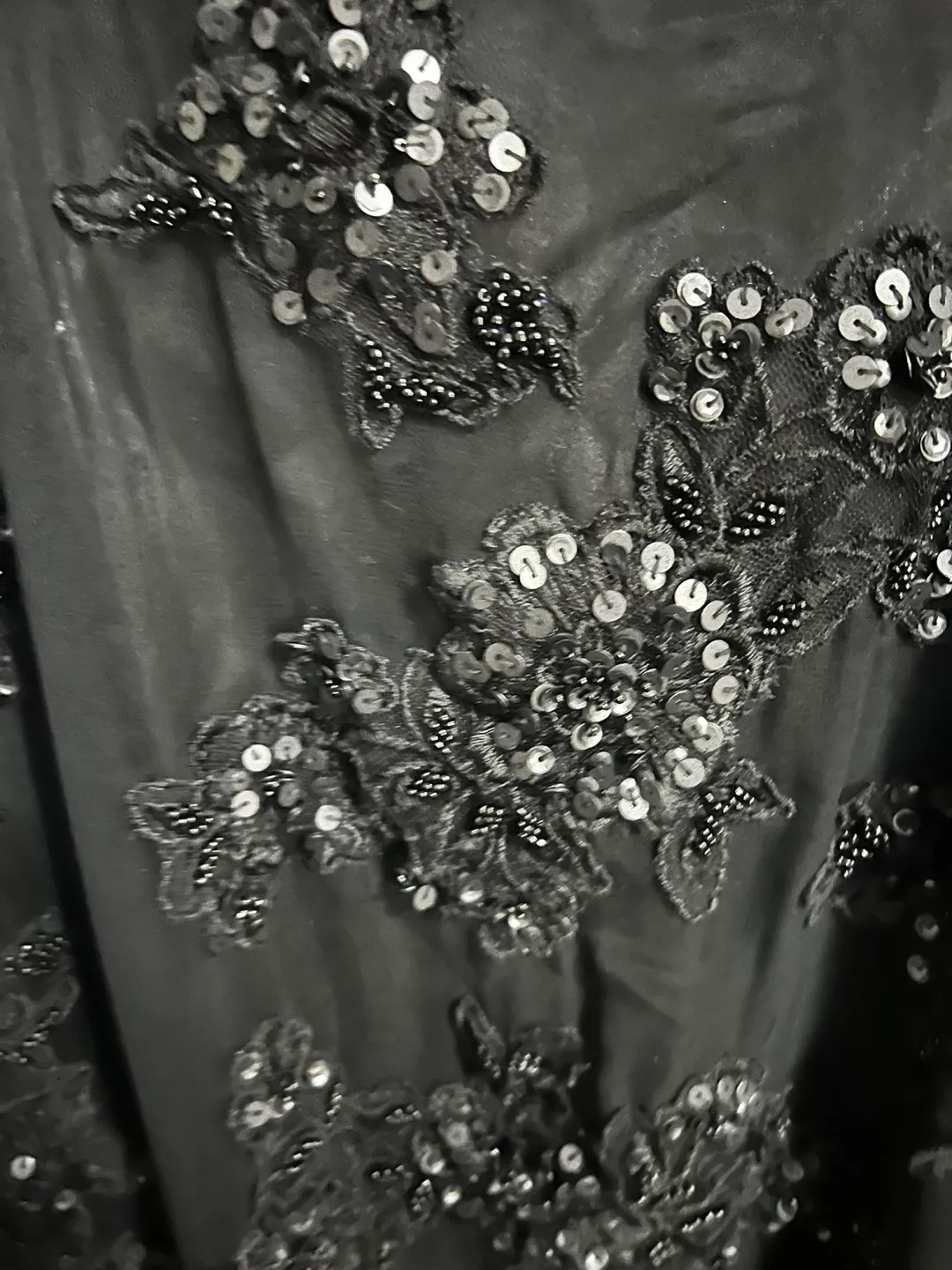 Stunning Black Sequin Formal Gown image indicator(3)