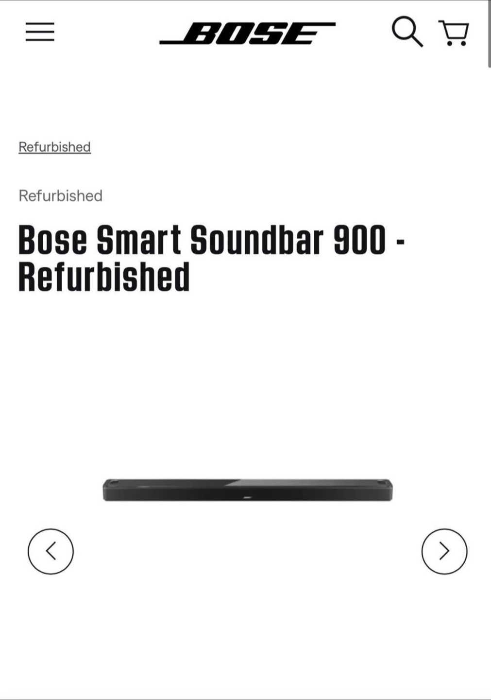 Bose Smart Soundbar 900 - Refurbished - photo 3
