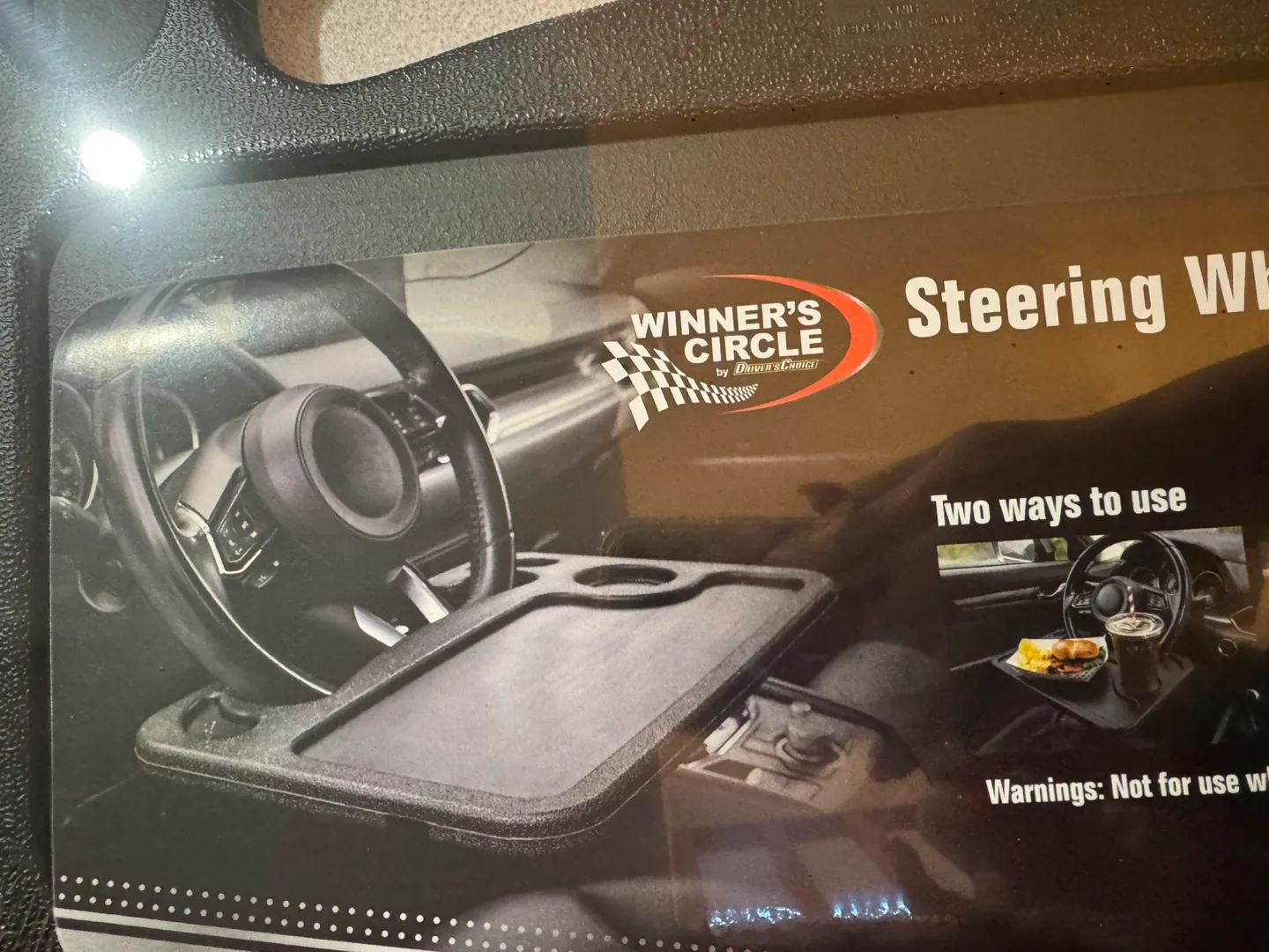 Steering Wheel Tray - Car Desk for Eating or Working #freecycle image indicator(4)