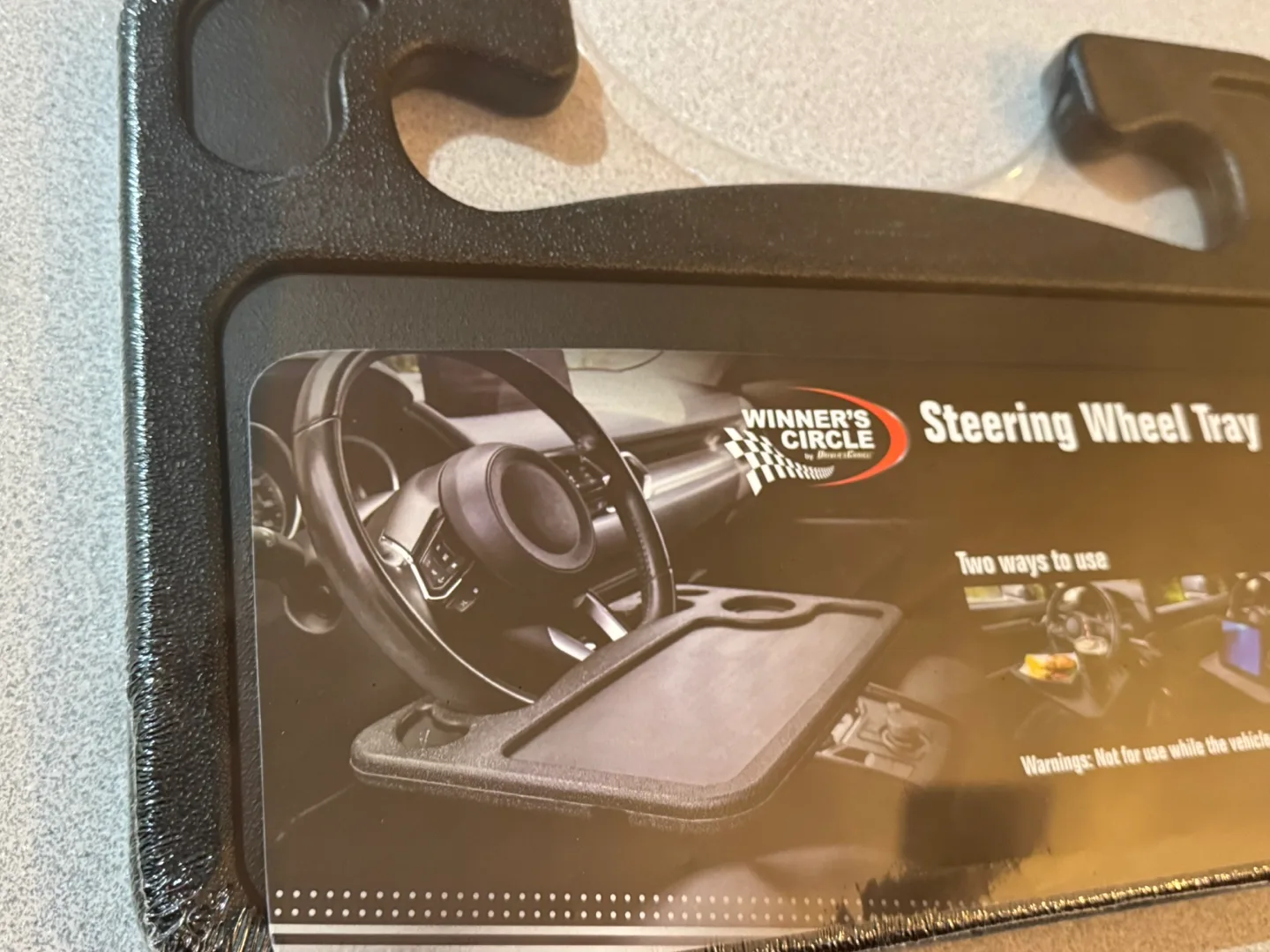 Steering Wheel Tray - Car Desk for Eating or Working #freecycle image indicator(5)