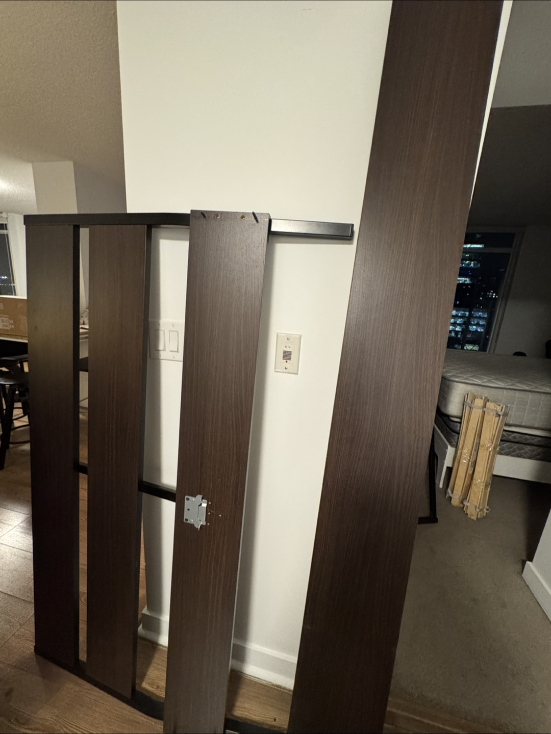 IKEA Brown Queen Size Bed Frame & Headboard - photo 2