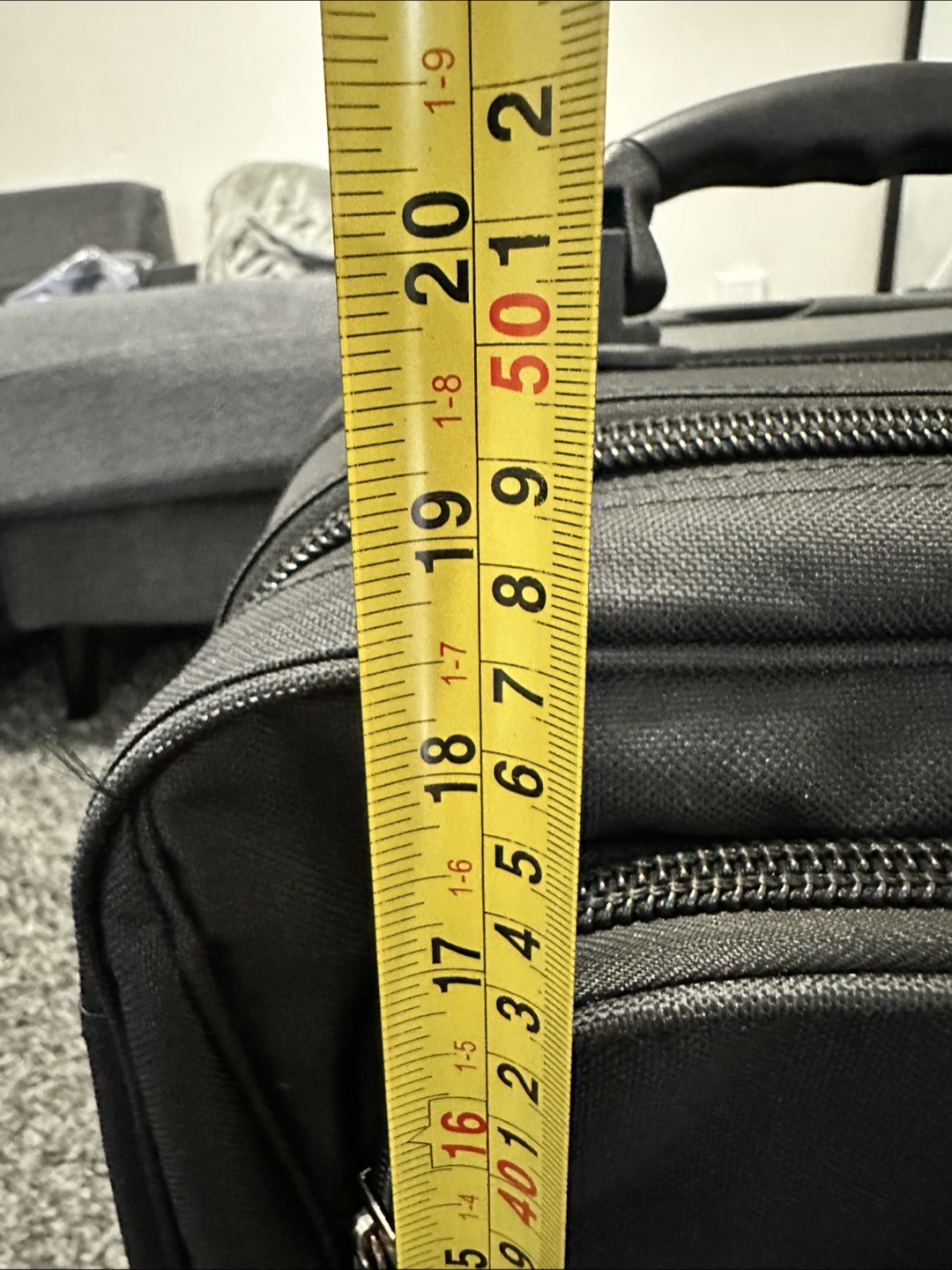 Black Rolling Carry-On Suitcase - photo 4