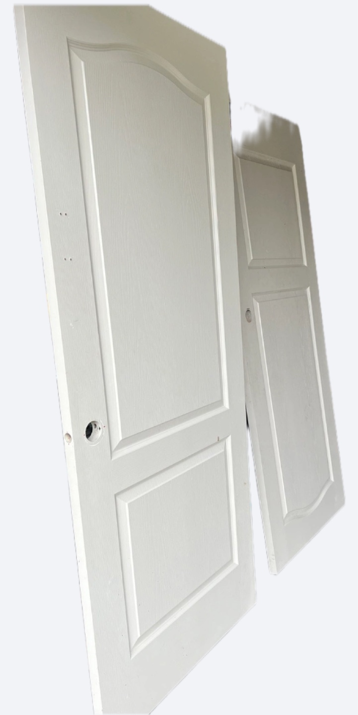 Pair of Interior Doors - Off-White