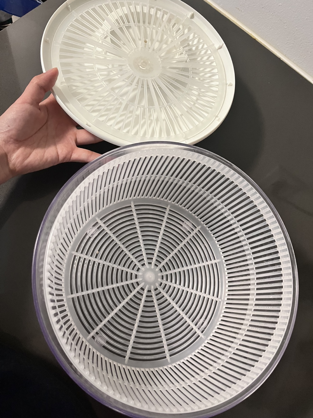 White Salad Spinner - photo 3