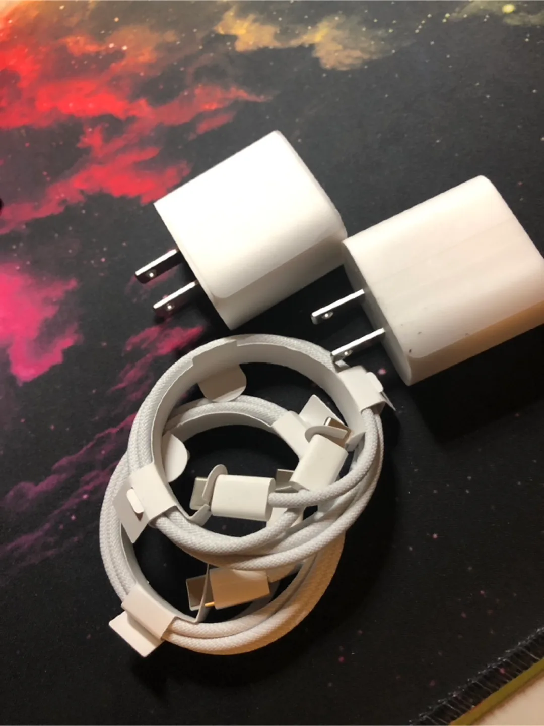 2x USB-C Power Adapters + 2x USB-C to USB-C Cables thumbnail