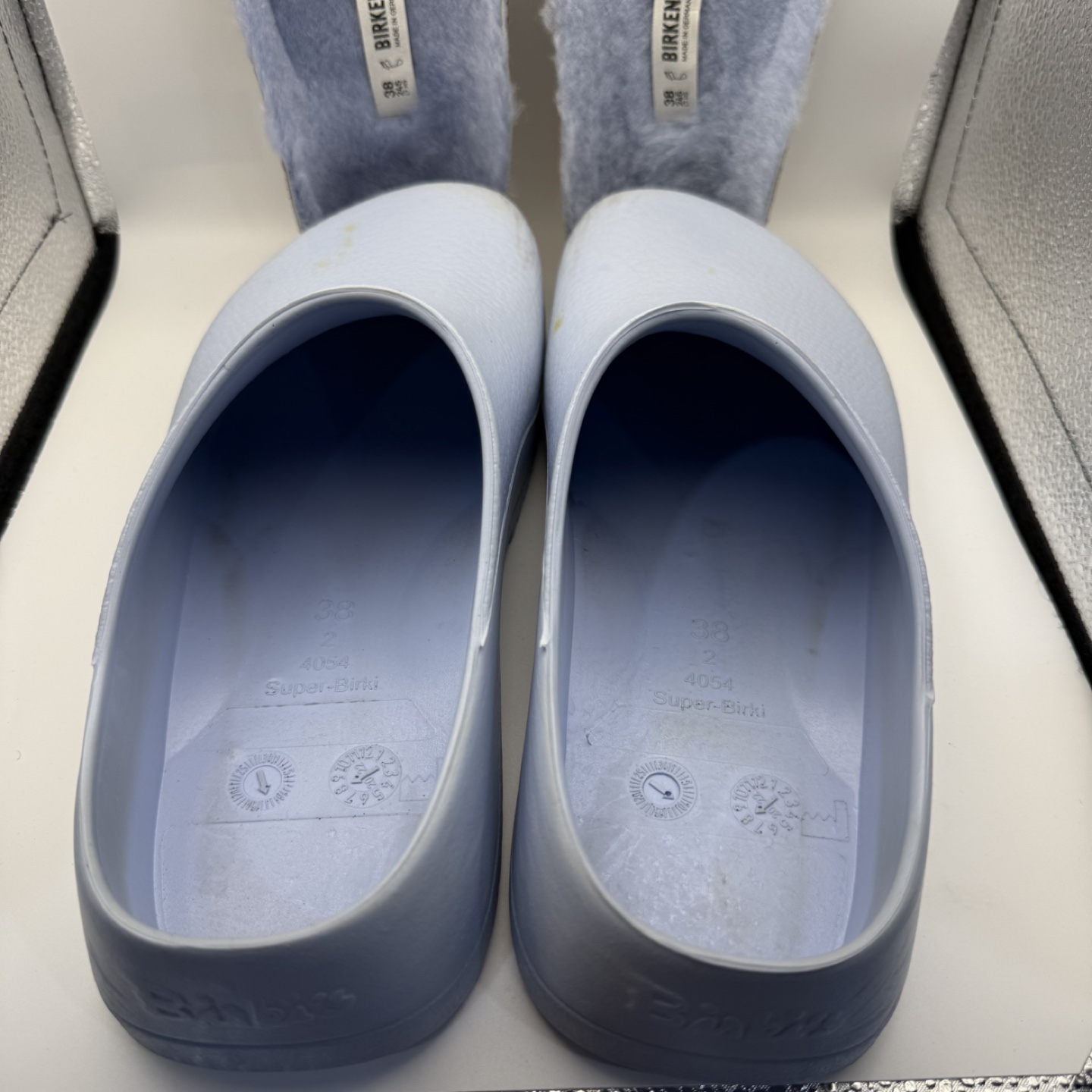 Birkenstock Super-Birki Clogs - Size 38 - Light Blue - photo 3