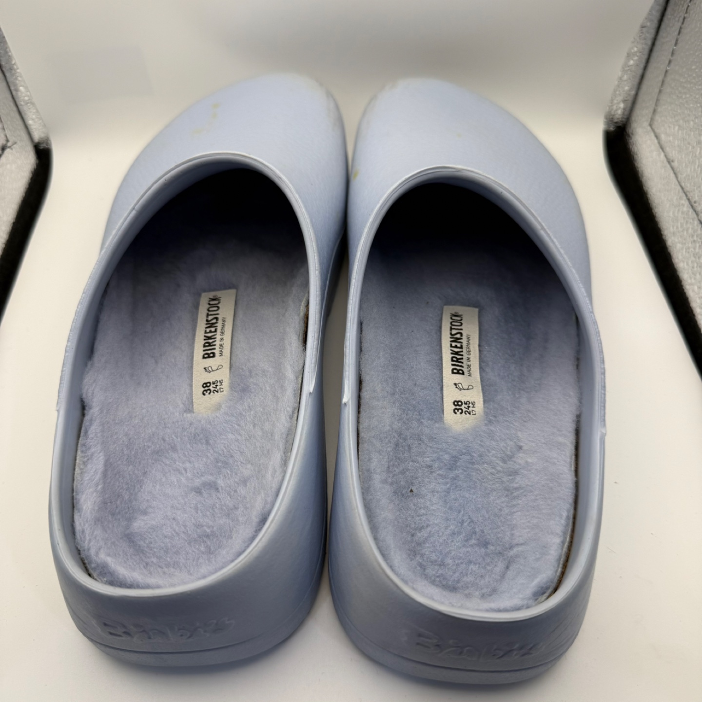 Birkenstock Super-Birki Clogs - Size 38 - Light Blue - photo 4