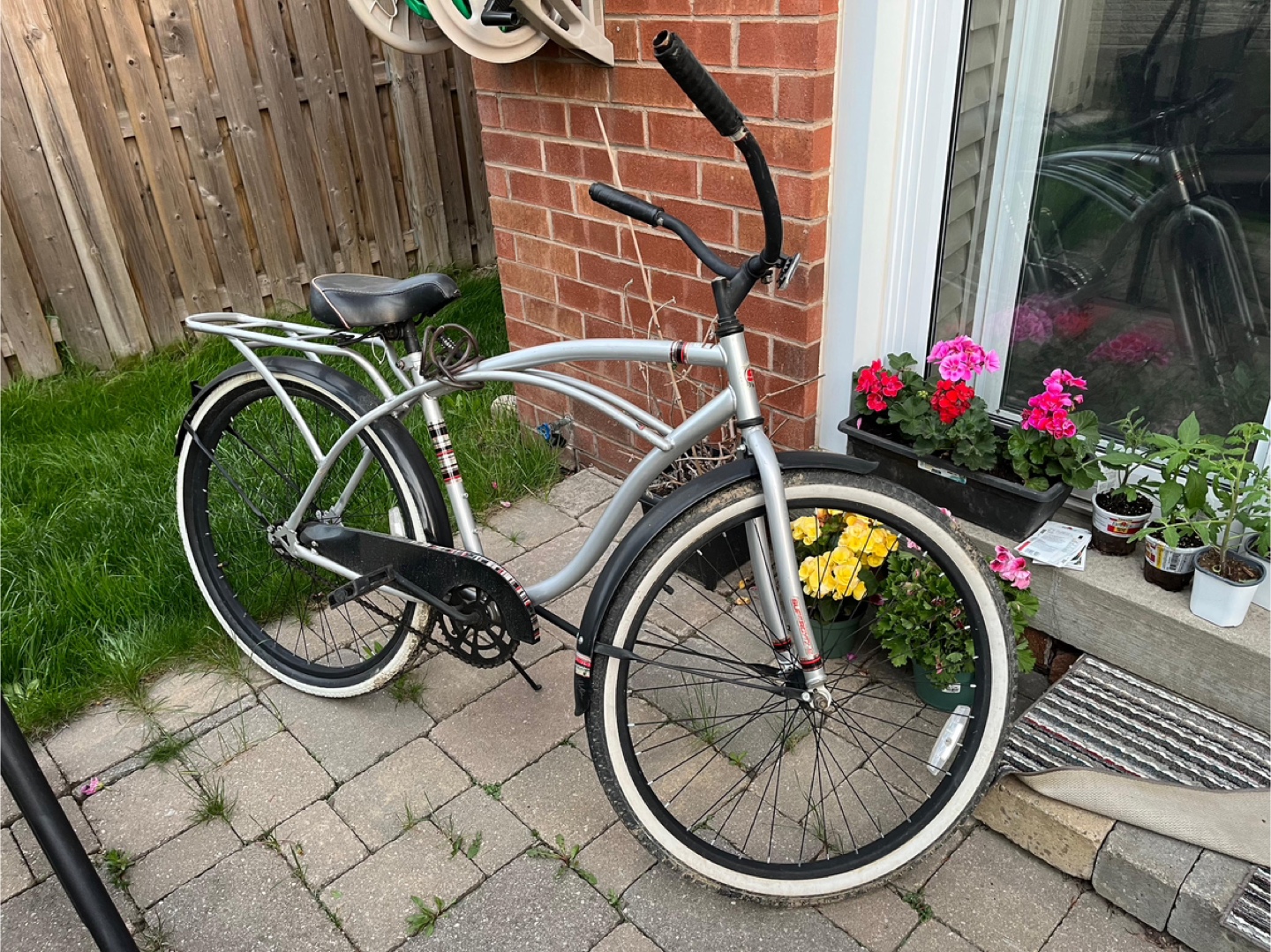 Silver Cruiser Bicycle