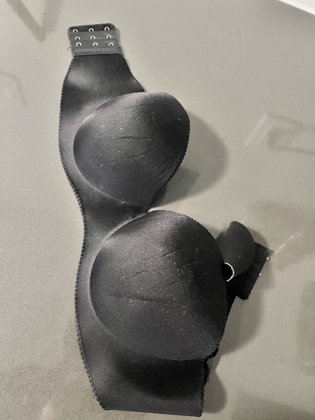 Black Strapless Bra - Size Small