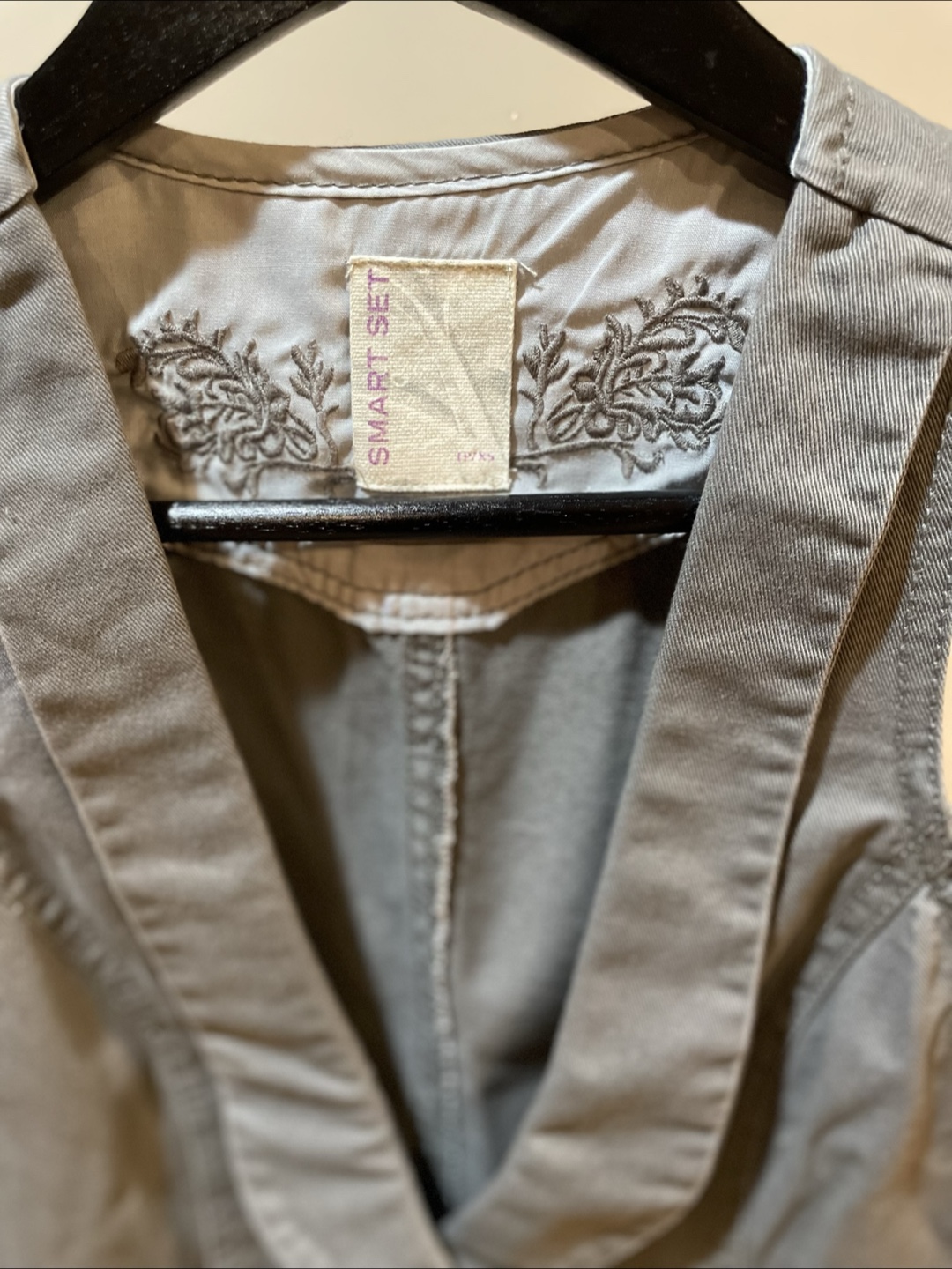 Smart Set Grey Utility Vest - photo 2