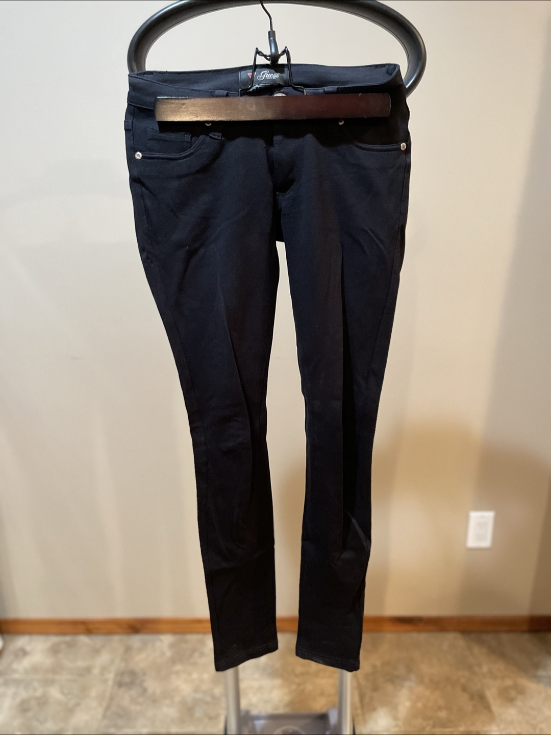 Guess black skinny jeans