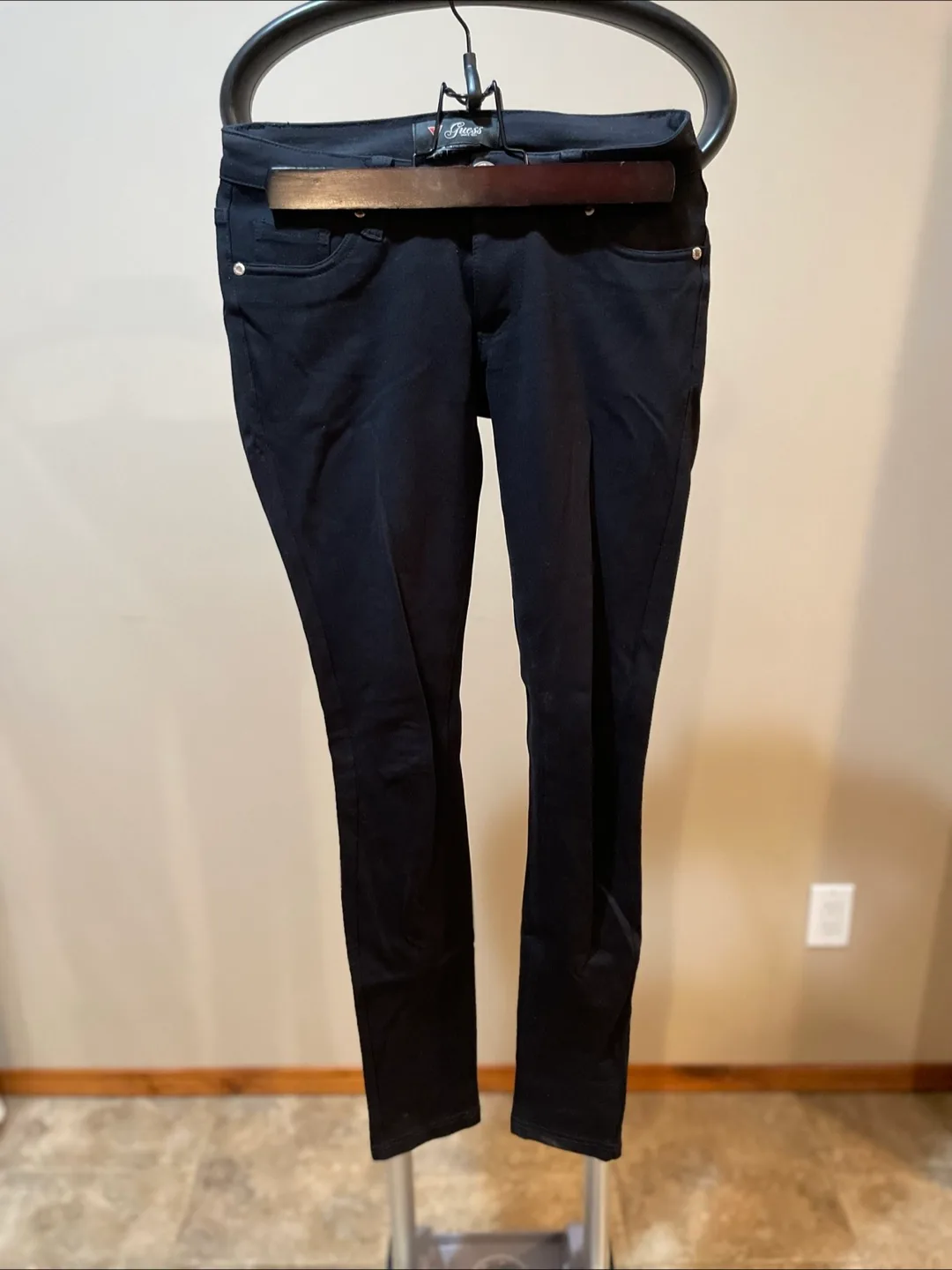 Guess black skinny jeans thumbnail
