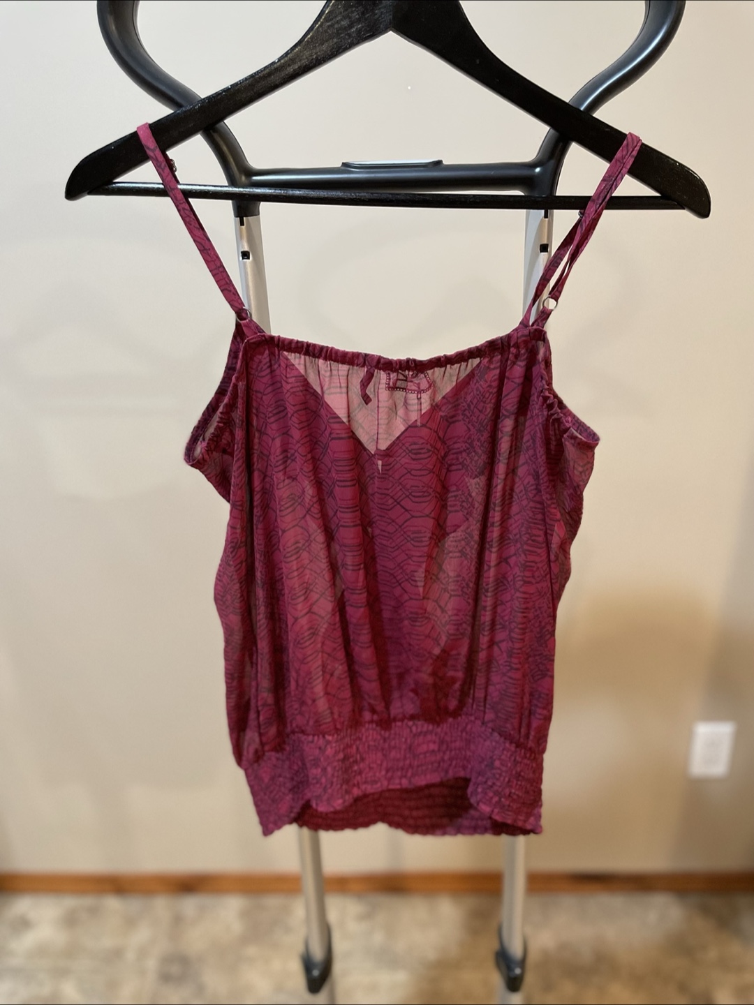 Women's Burgundy Camisole Top - photo 3