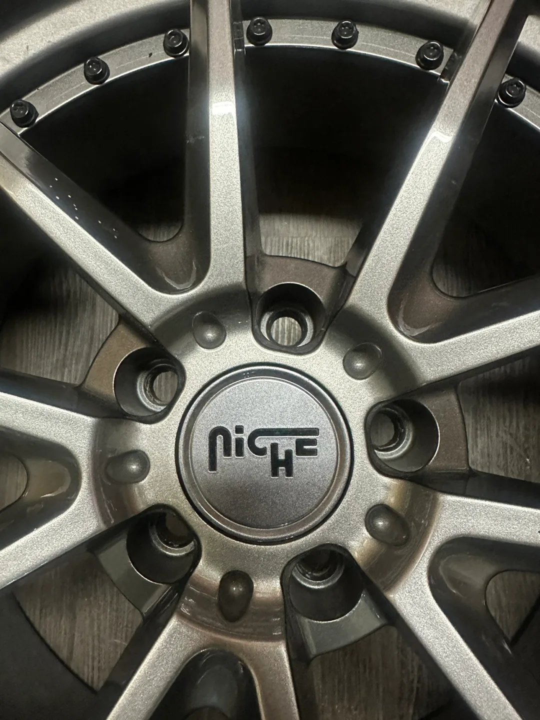 Niche Wheels - Set of Four Gunmetal Grey Aftermarket Rims image indicator(2)