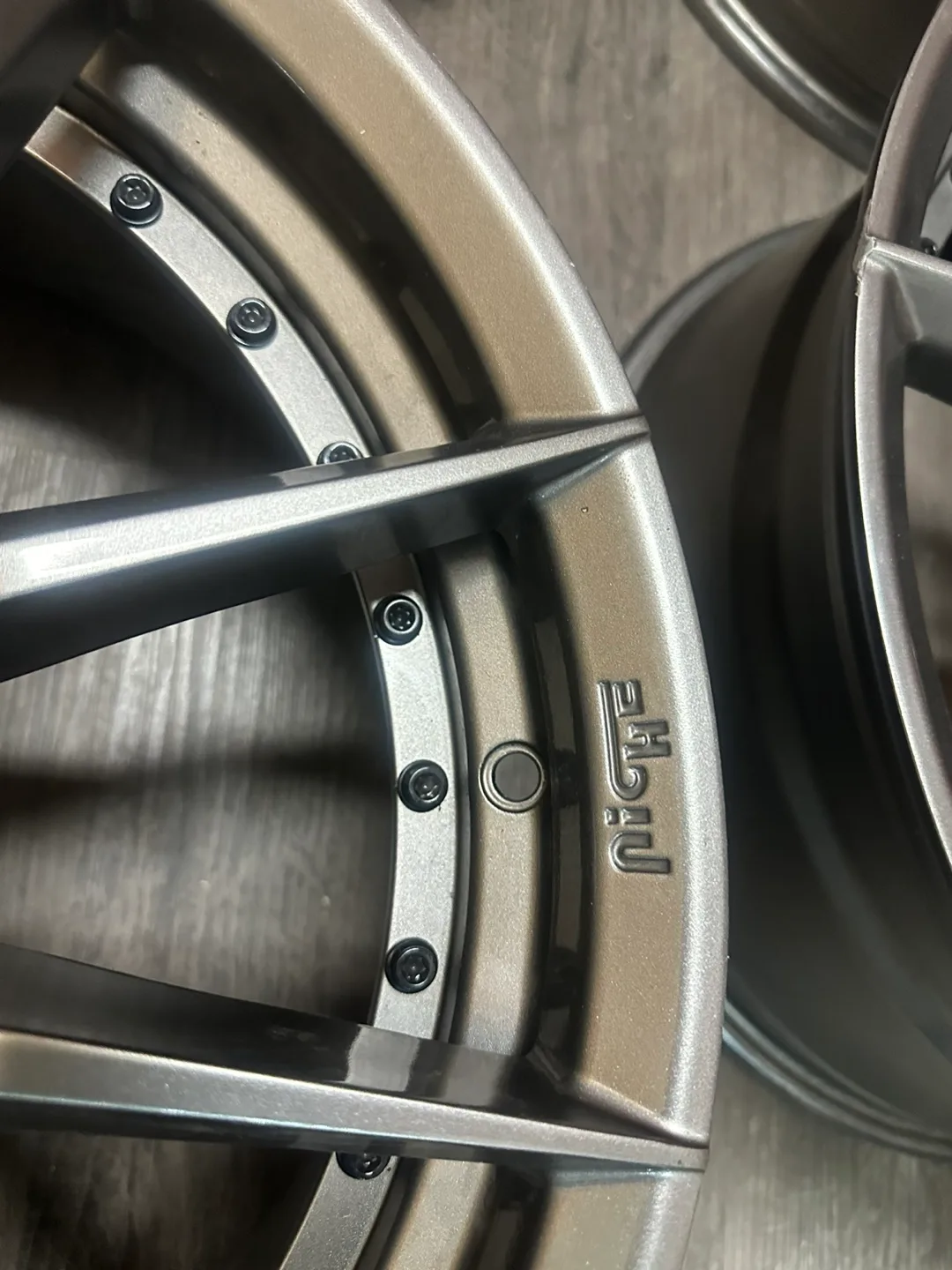 Niche Wheels - Set of Four Gunmetal Grey Aftermarket Rims image indicator(5)