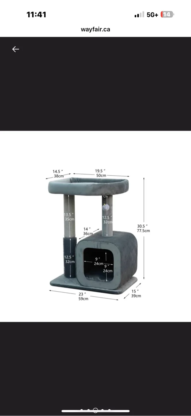 Cat tree excellent condition image indicator(2)