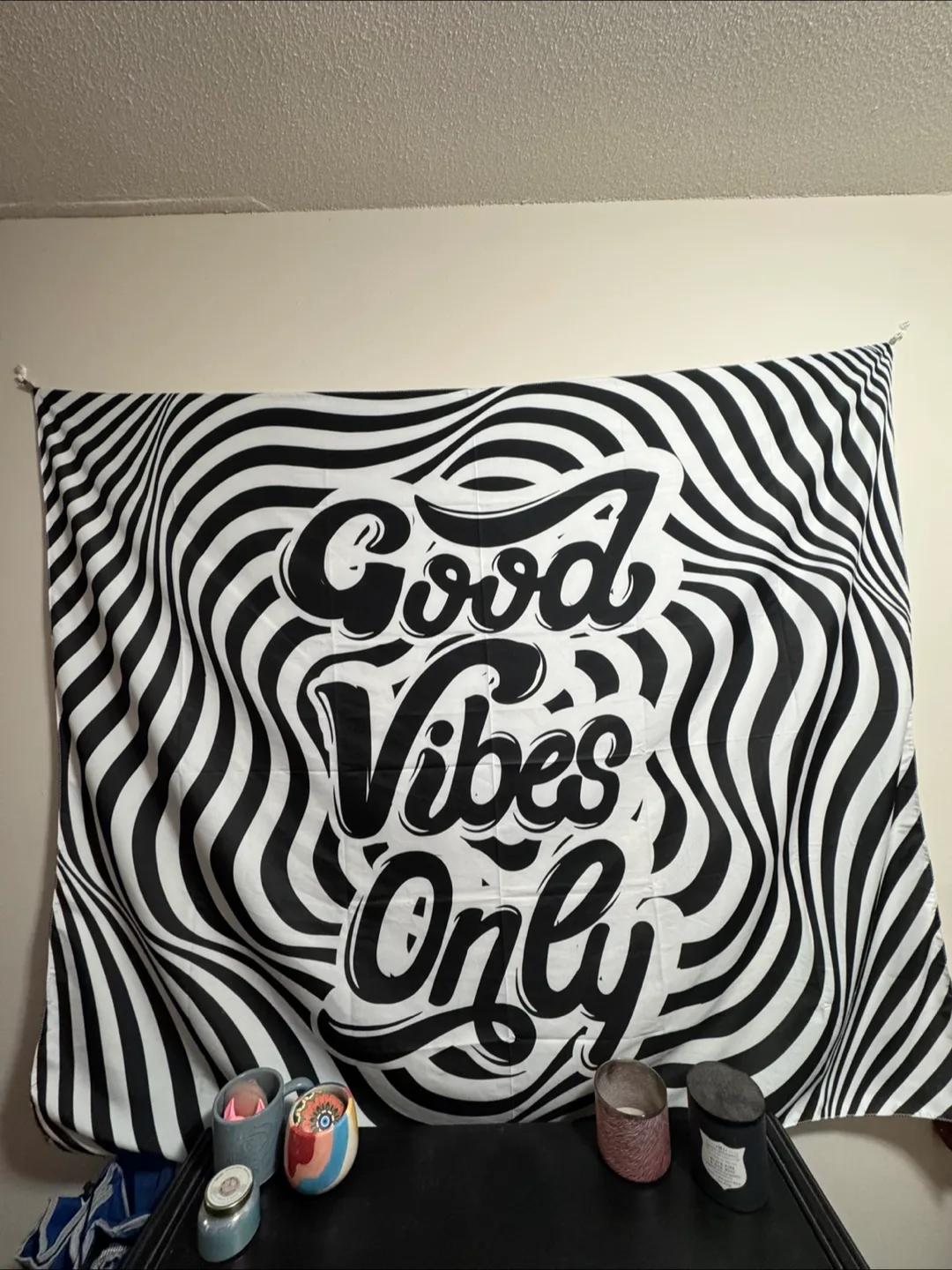 Good Vibes Only Wall Tapestry thumbnail