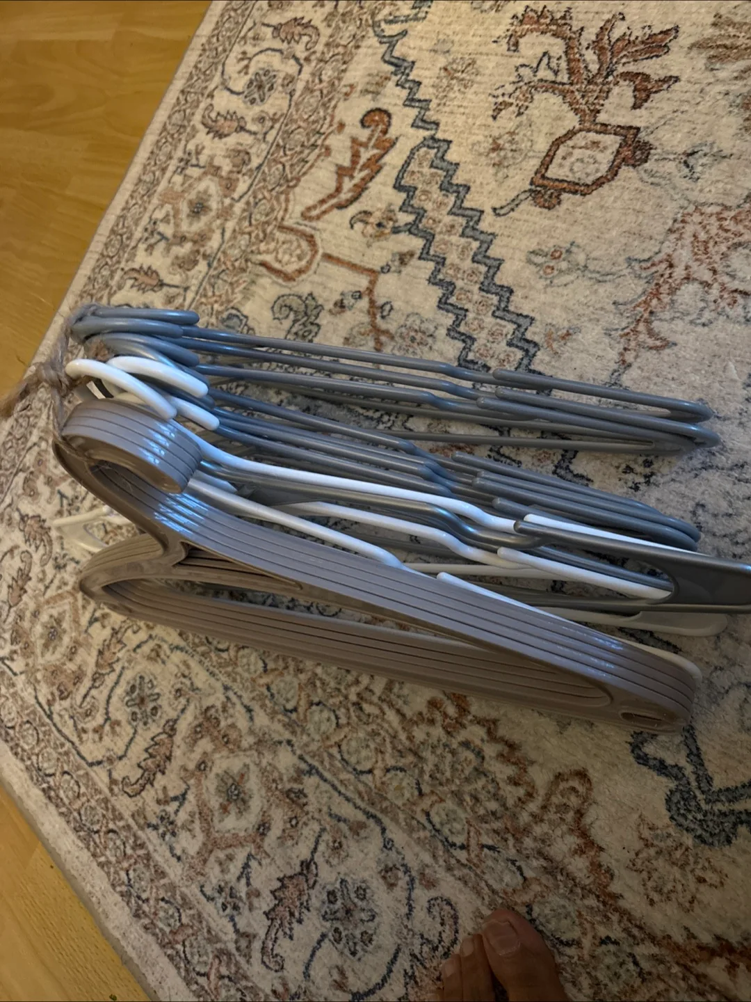 Bulk lot of plastic hangers thumbnail