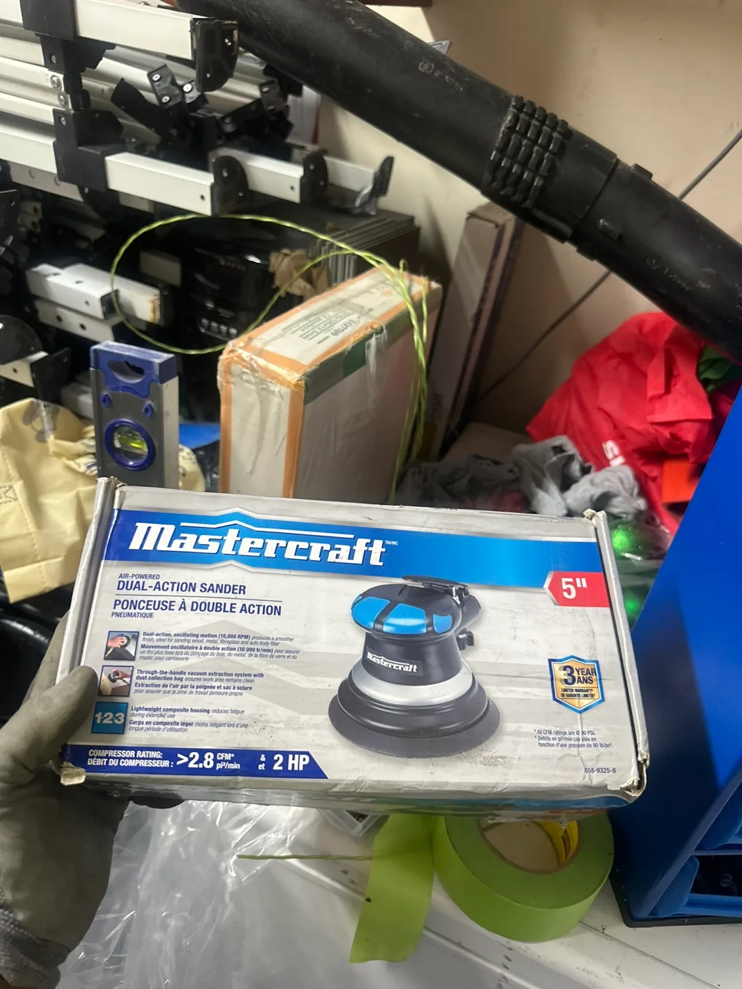 Mastercraft 5" Dual-Action Sander - New in Box image indicator(2)