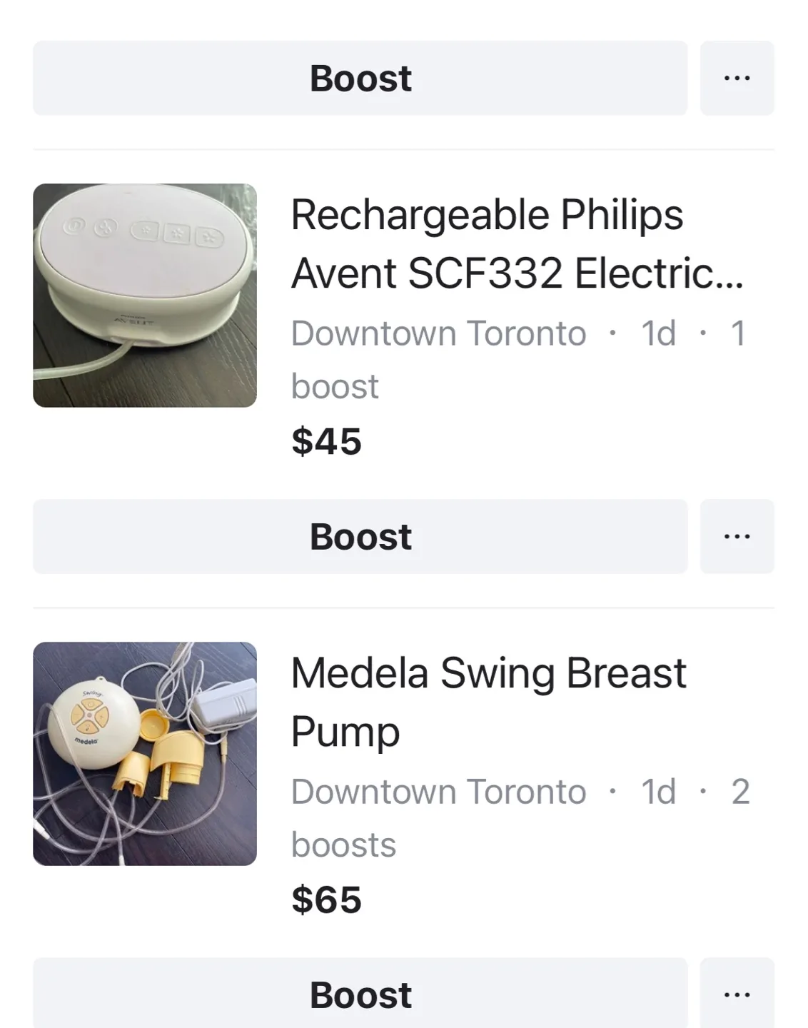 Any offer- Two Breast Pumps thumbnail