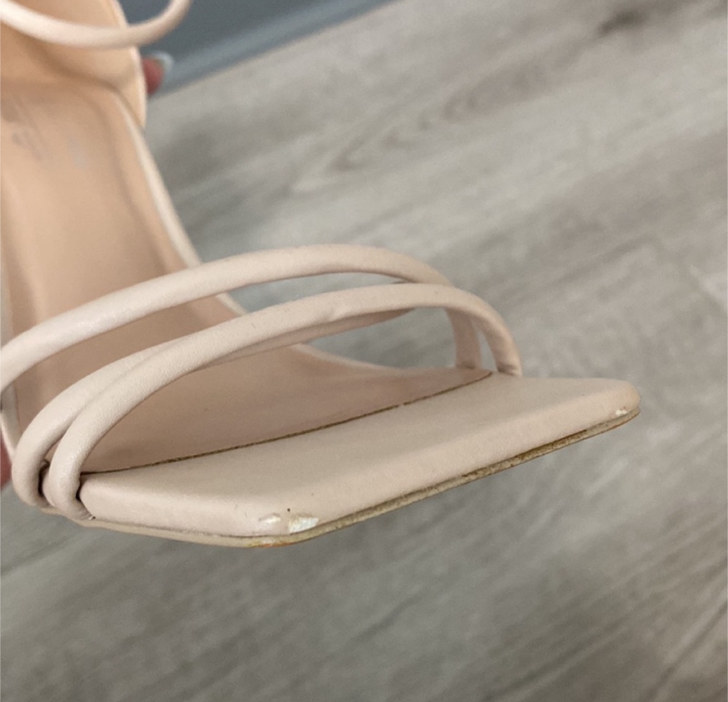 Beige Call It Spring Block Heel Sandals - photo 5