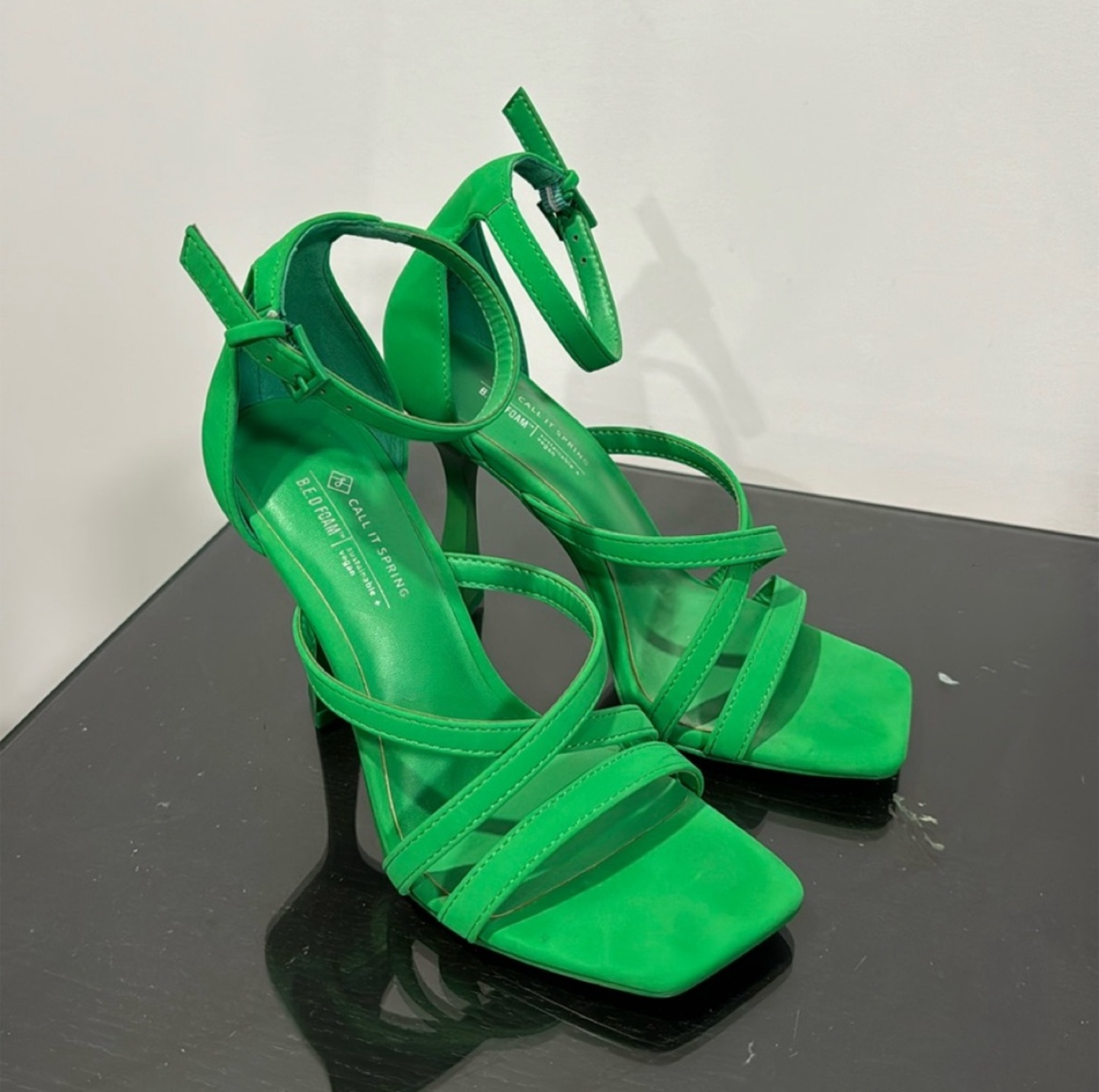 Green Call It Spring Heels - Size 6