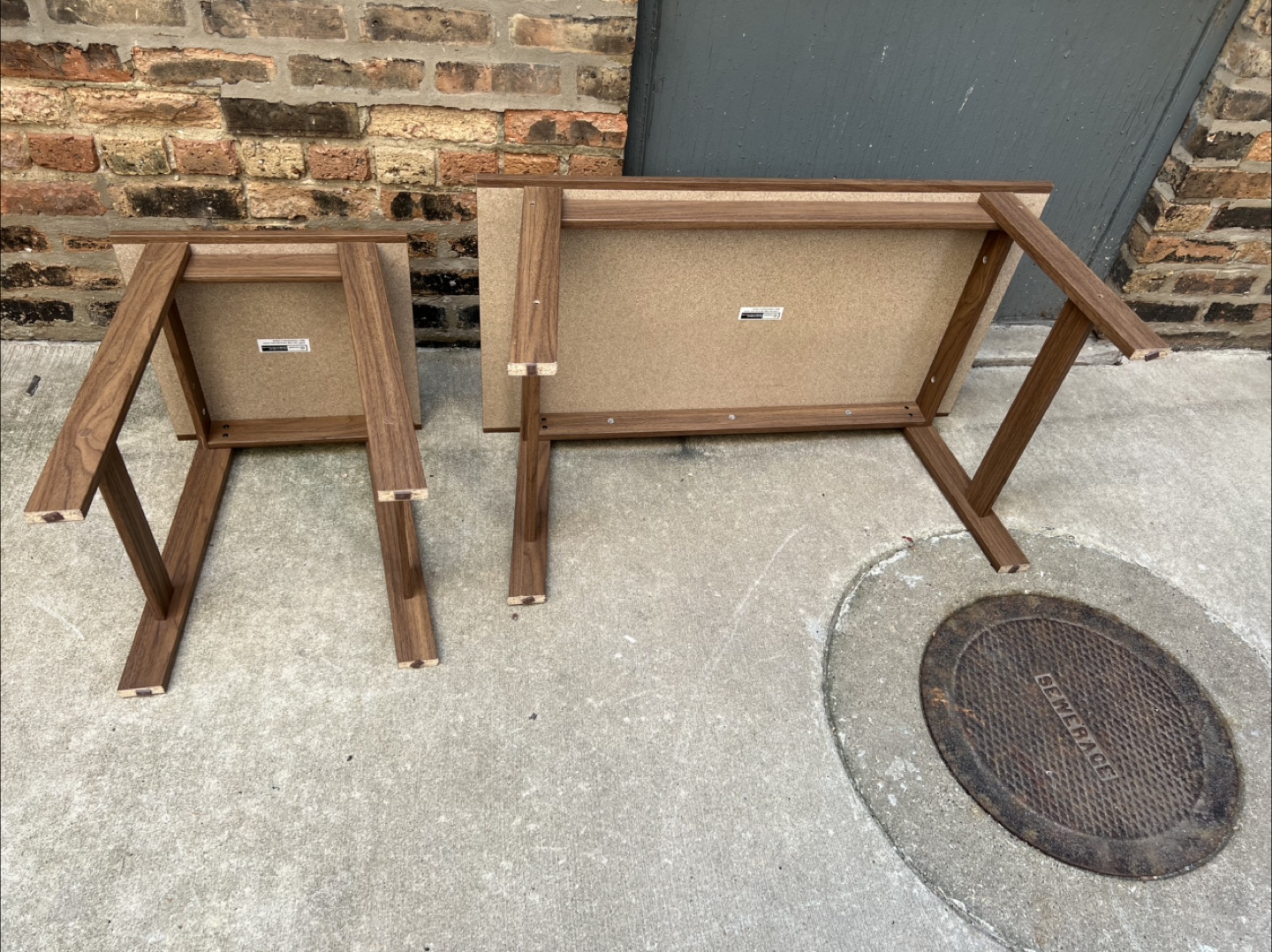 Wood Coffee Table Set - photo 4