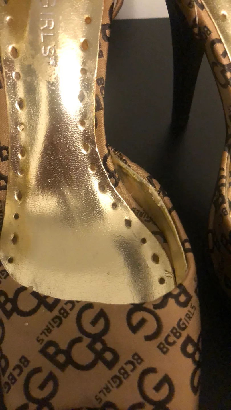 BCBGIRLS Women's Peep-Toe Heels image indicator(5)