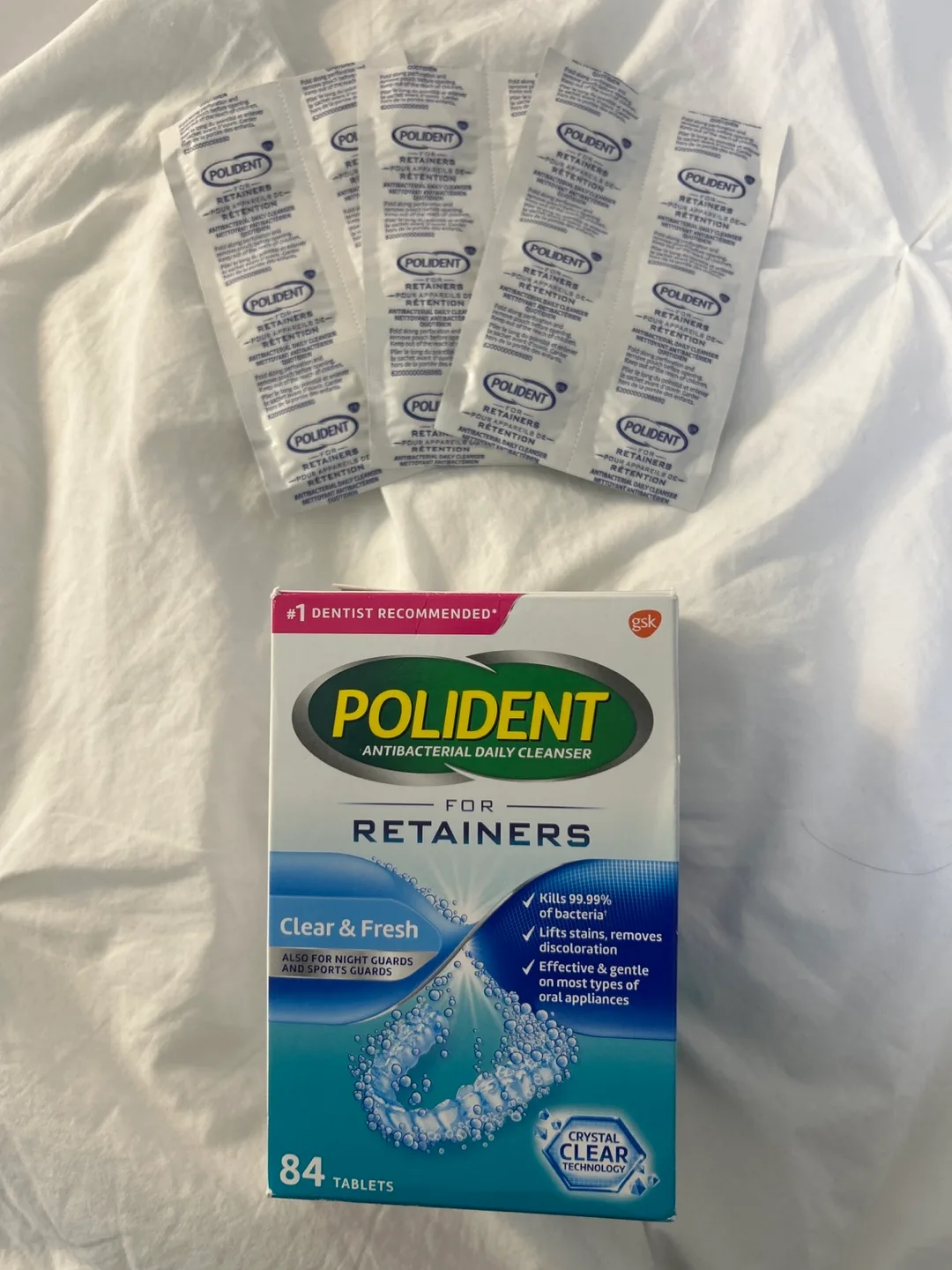Polident Retainer Cleaning Tablets - 18 Count thumbnail
