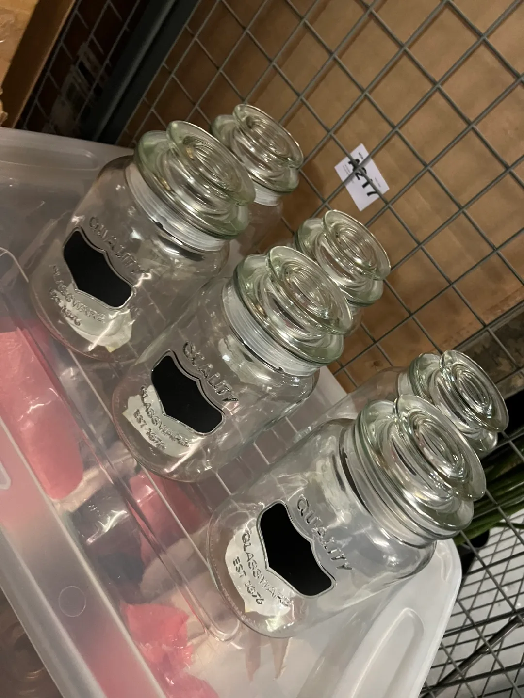 Glass Storage Jars – 1.1L (37 oz) thumbnail