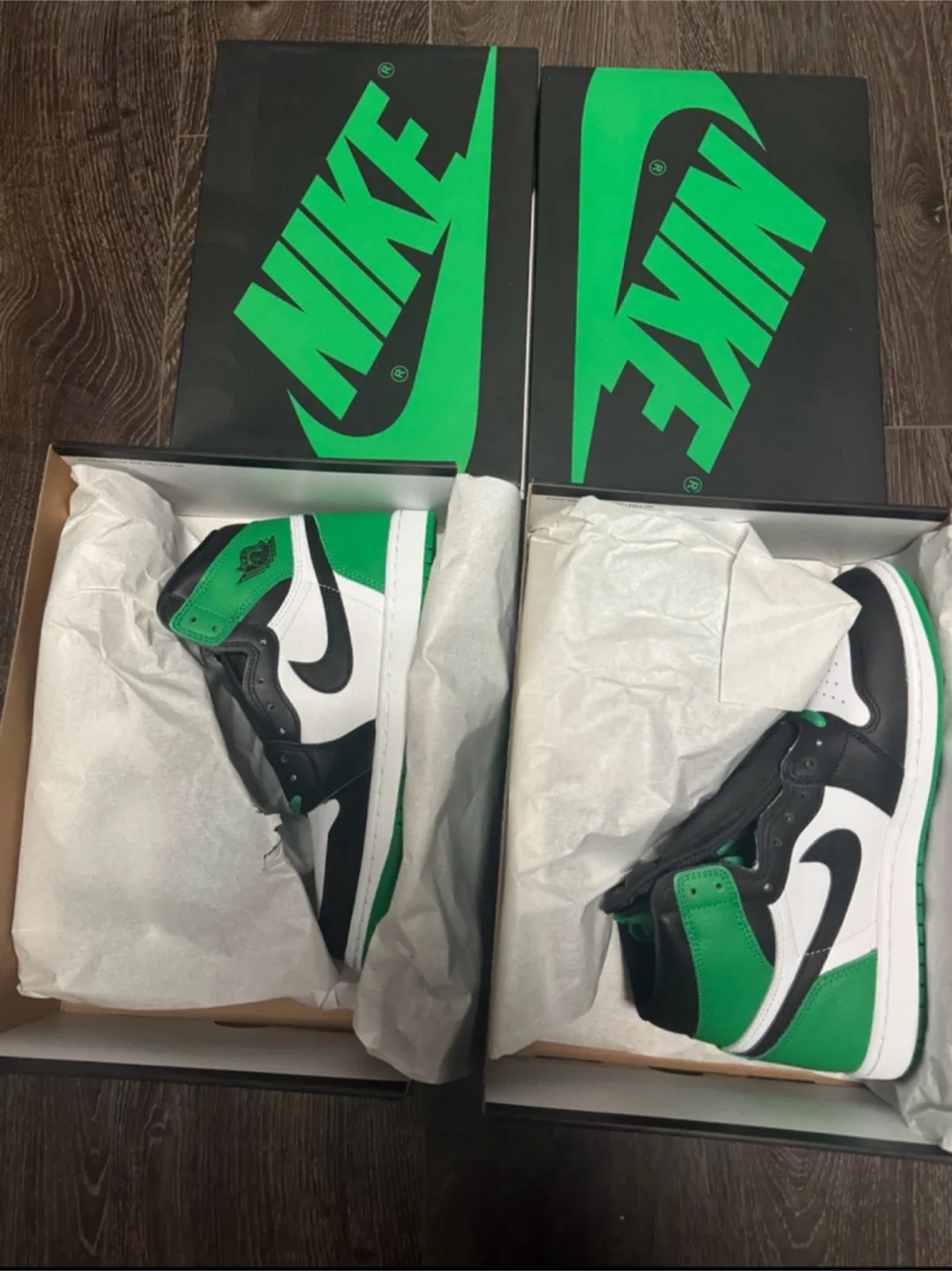 Jordan 1 high Lucky green thumbnail