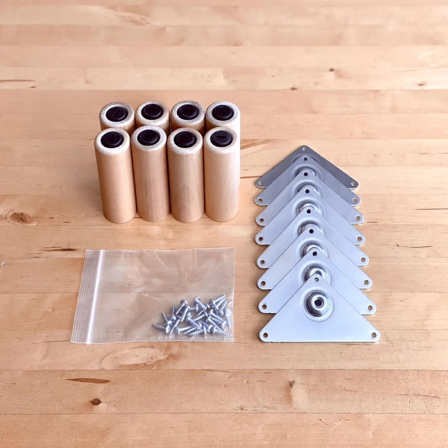8x IKEA Eket Wood Legs thumbnail