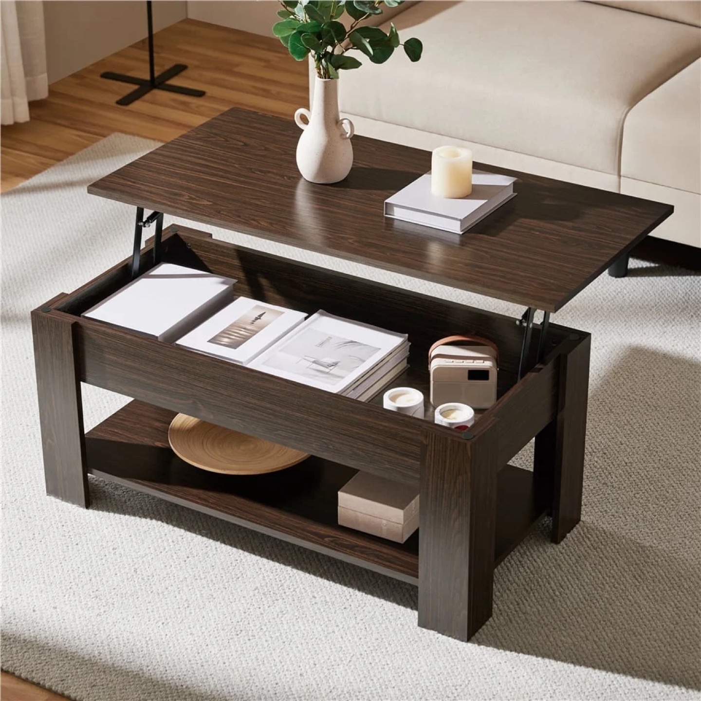 Lift top coffee table - photo 4