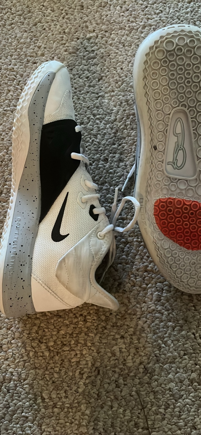 Nike PG 5 Basketball Shoes - White/Black - photo 2
